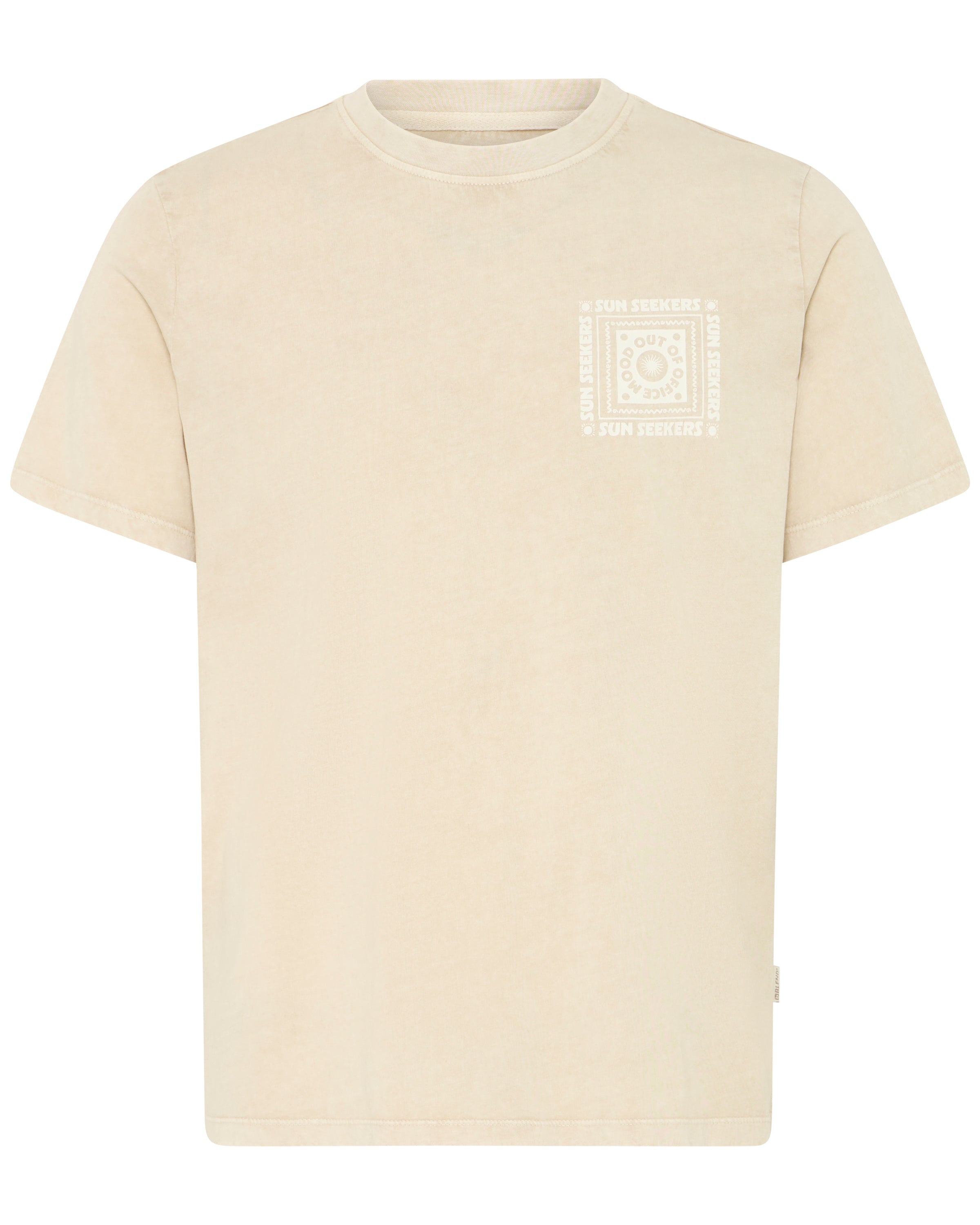 BLEND KAYDEN GRAPHIC TEE - BLEACHED SAND