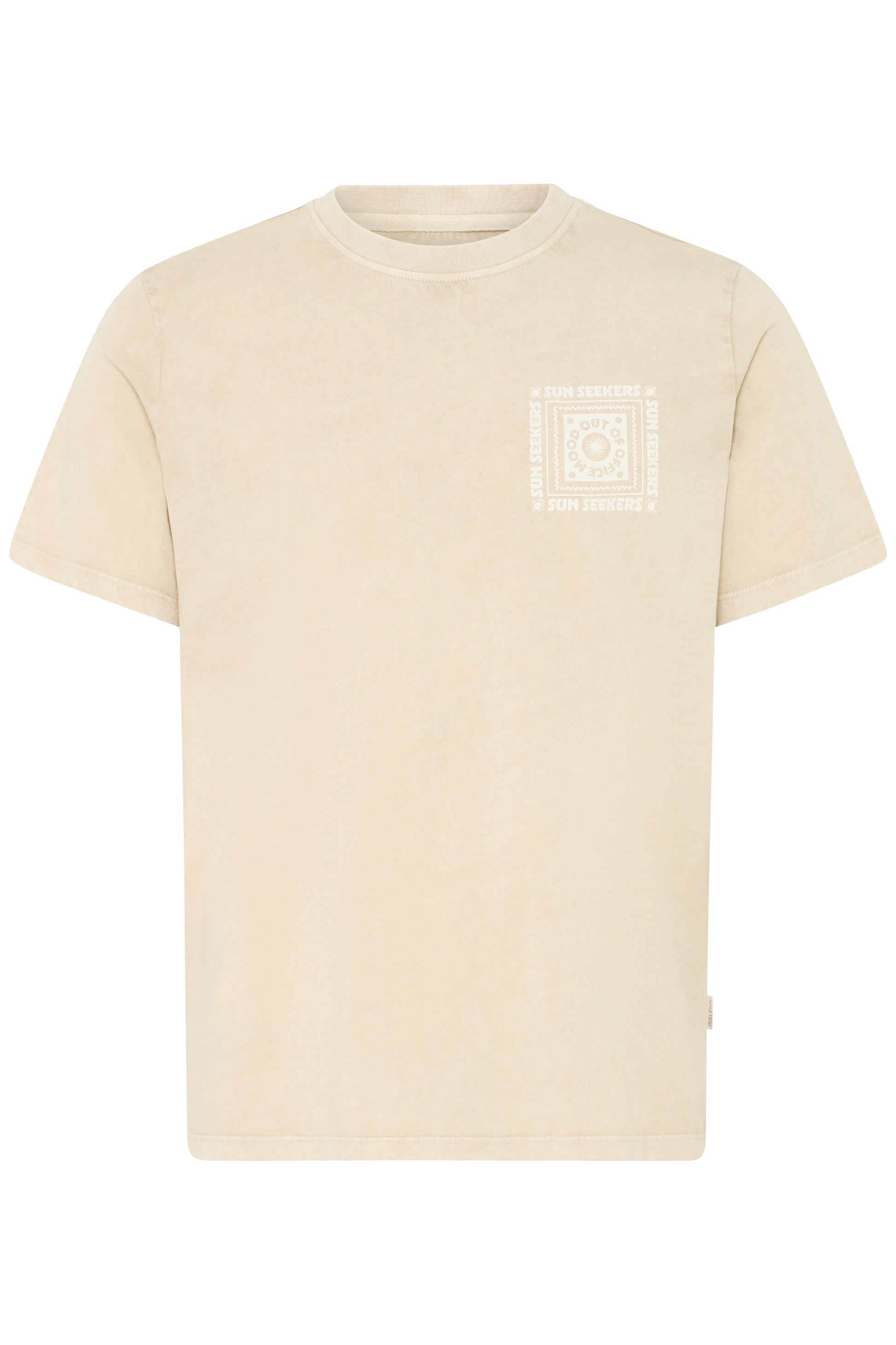 BLEND KAYDEN GRAPHIC TEE - BLEACHED SAND