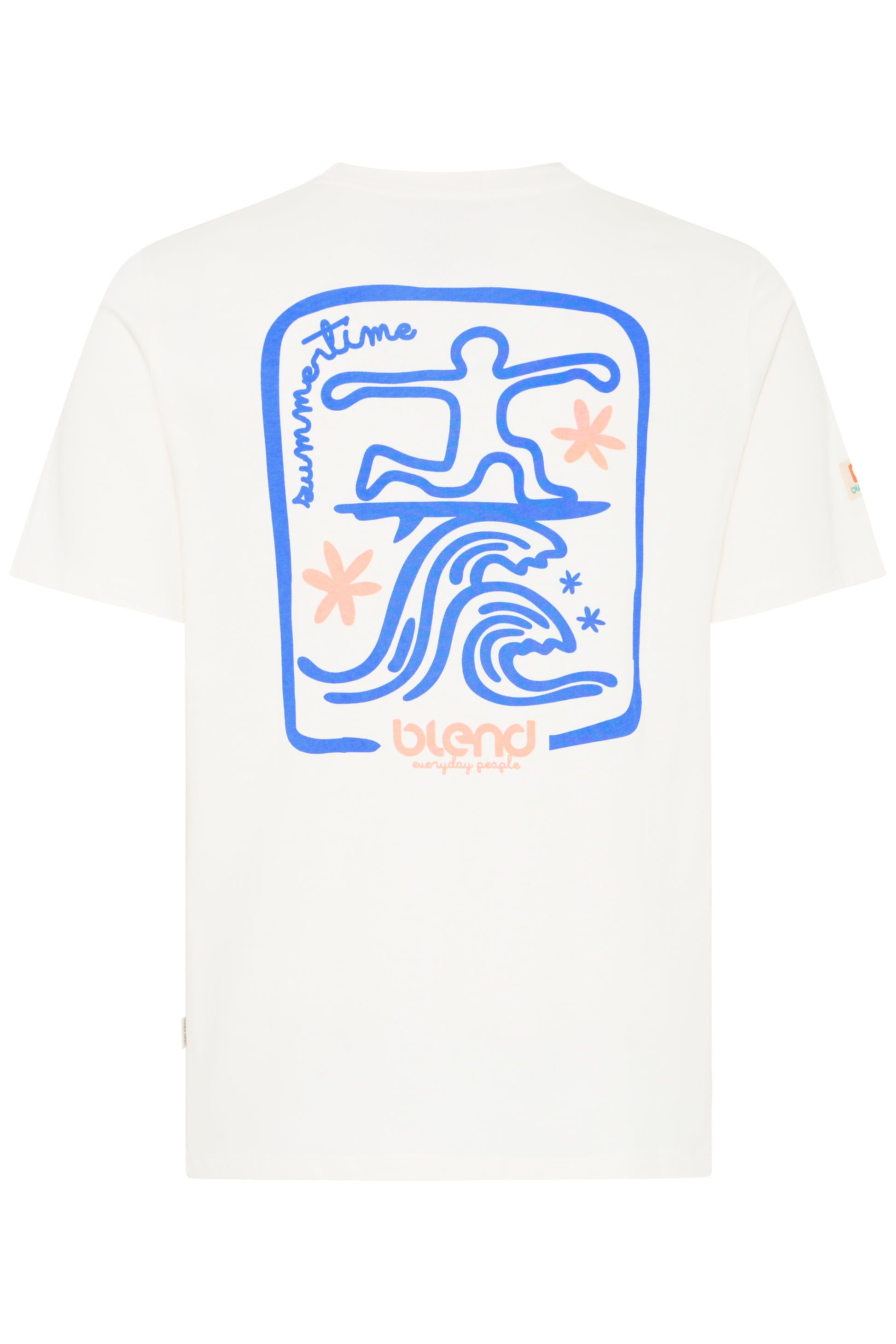 BLEND SUN  SURF TEE - SNOW WHITE