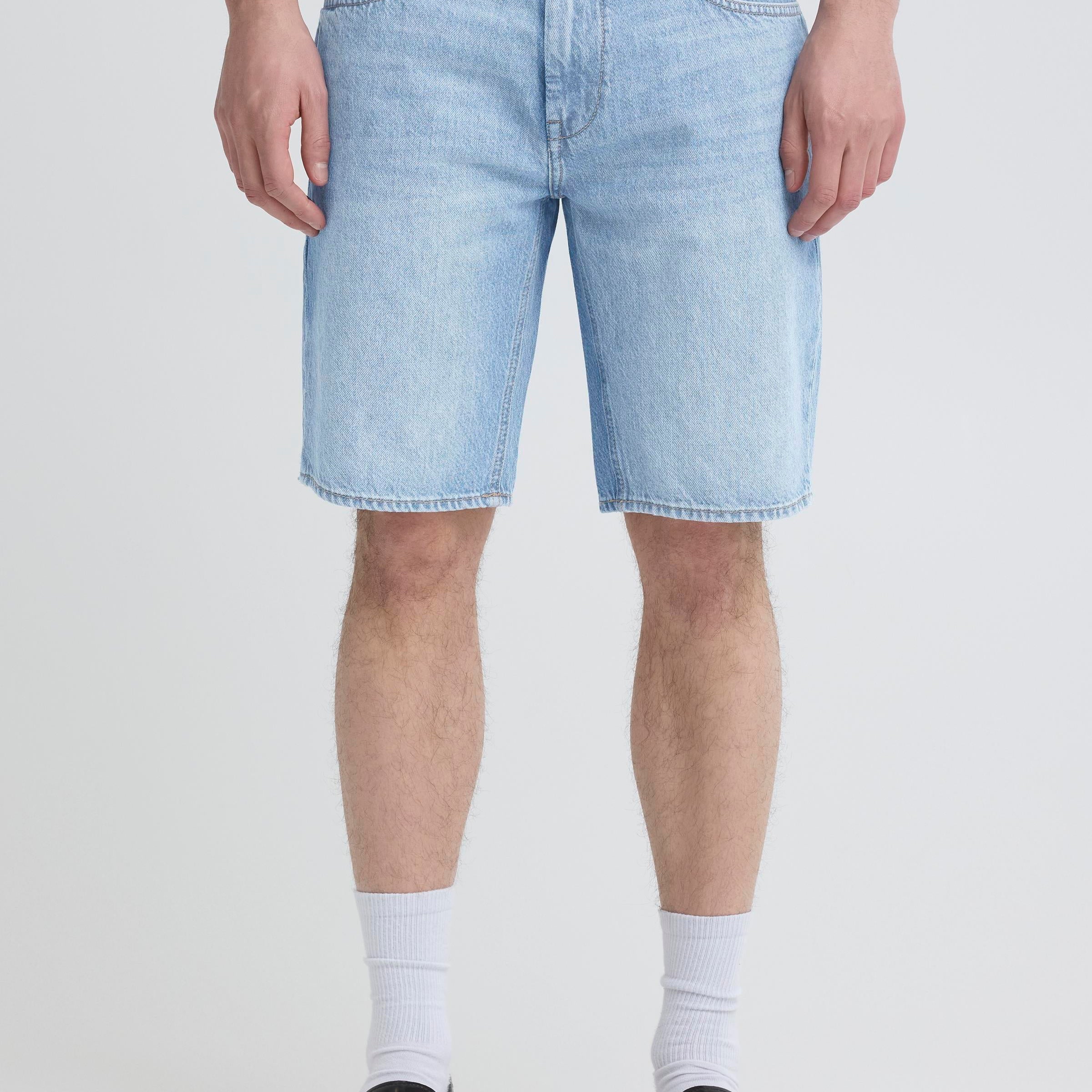 BLEND TWISTER SLIM/REG DENIM SHORT - LIGHT BLUE