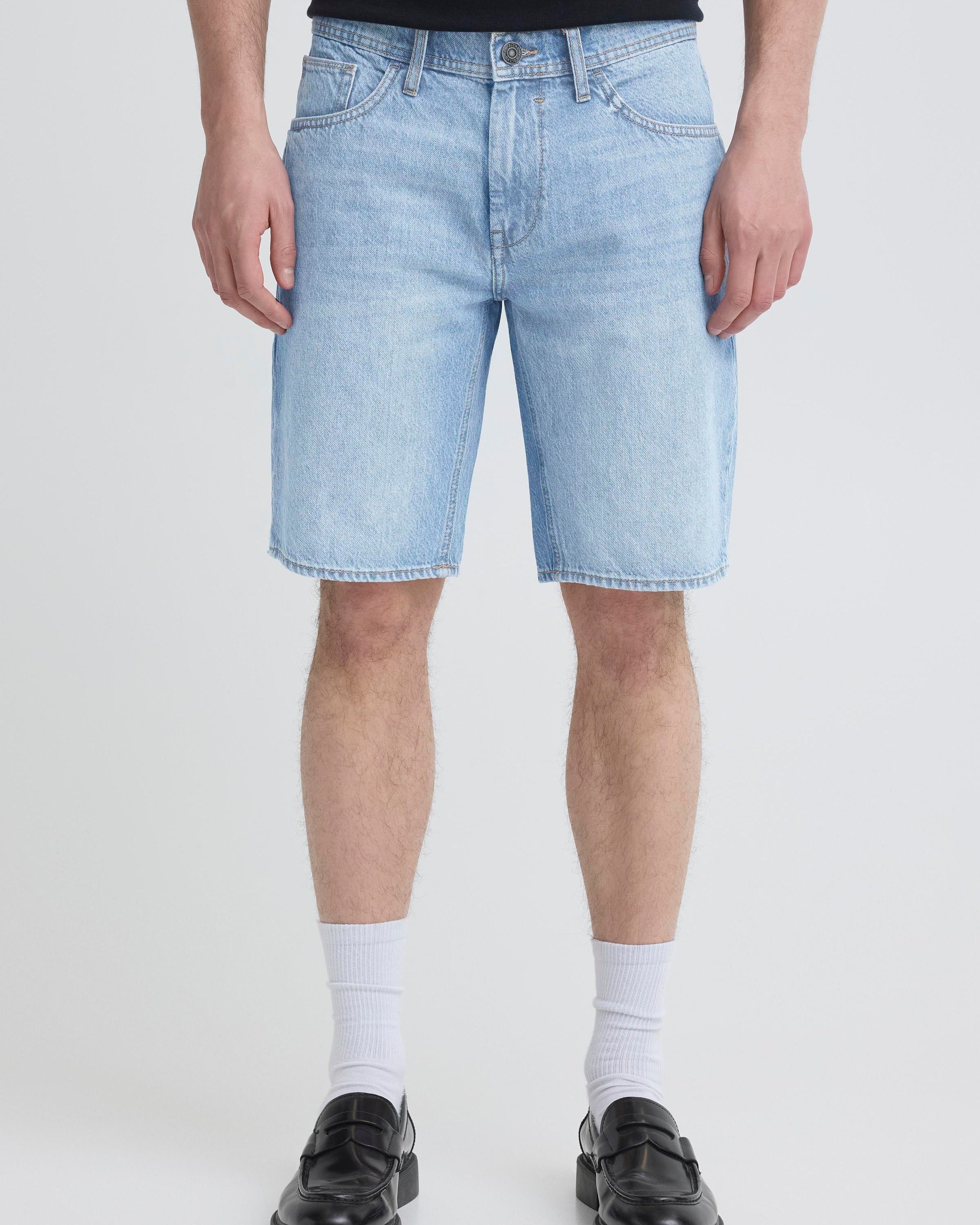 BLEND TWISTER SLIM/REG DENIM SHORT - LIGHT BLUE