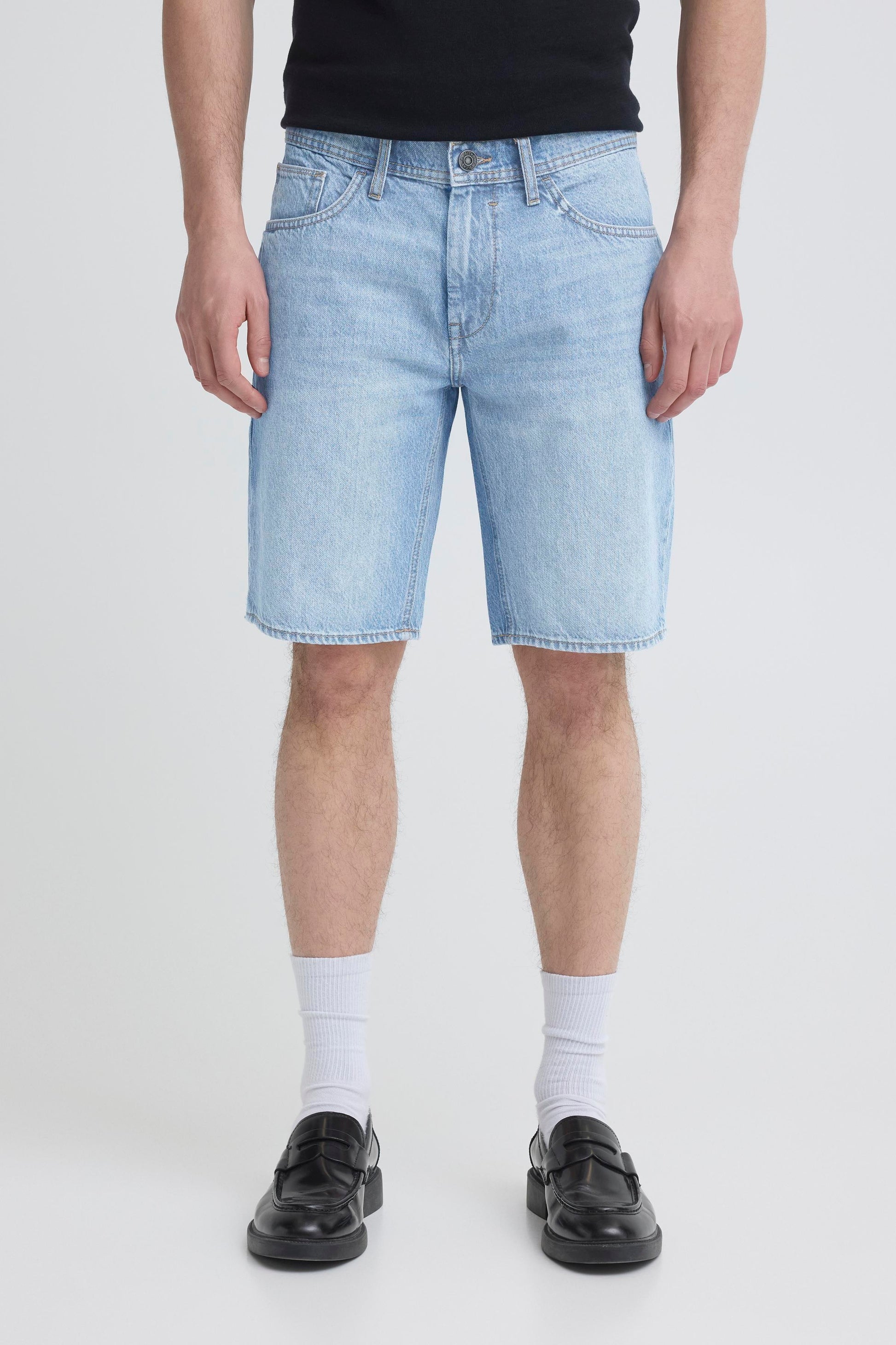 BLEND TWISTER SLIM/REG DENIM SHORT - LIGHT BLUE