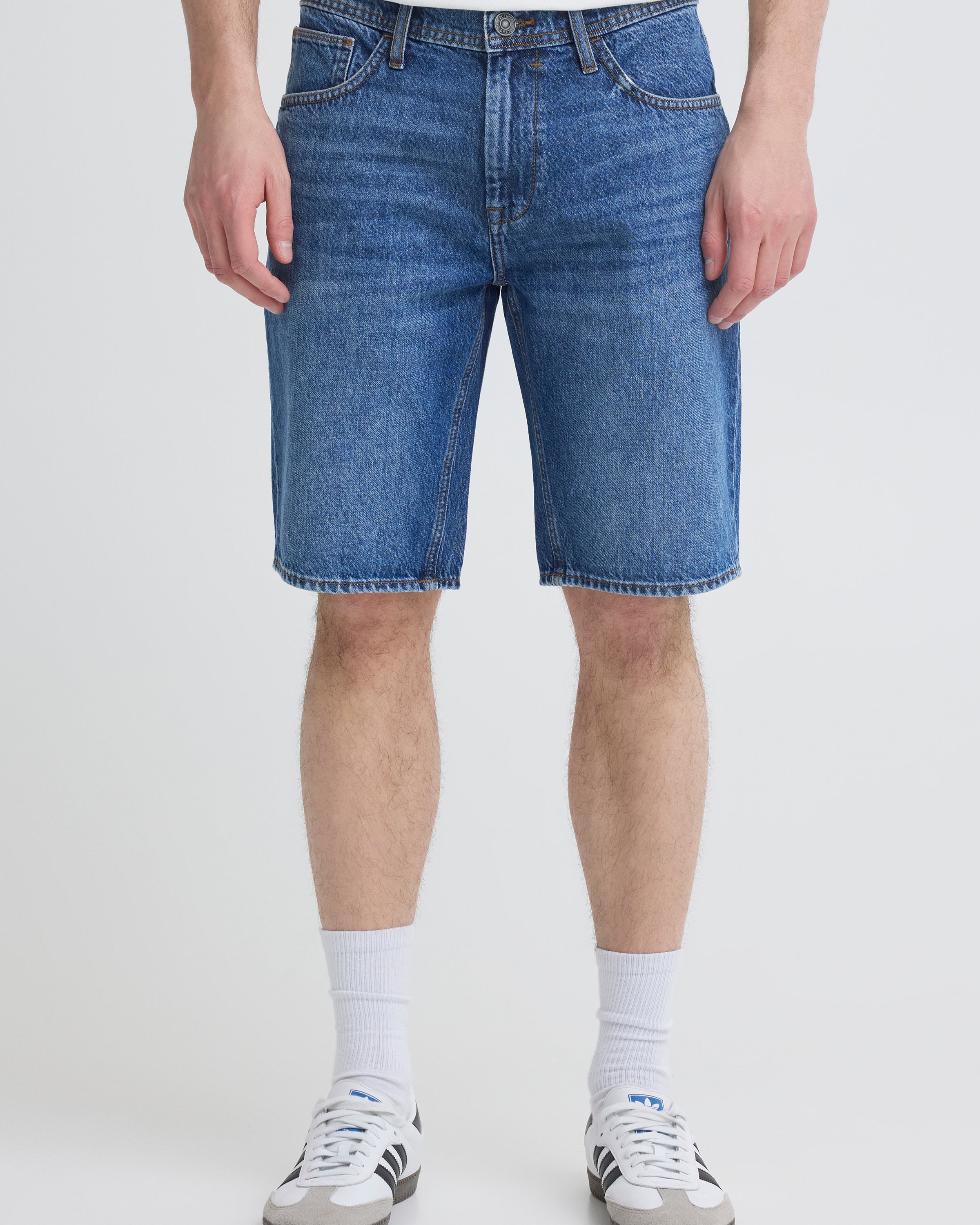 BLEND TWISTER SLIM/REG DENIM SHORT - DARK BLUE