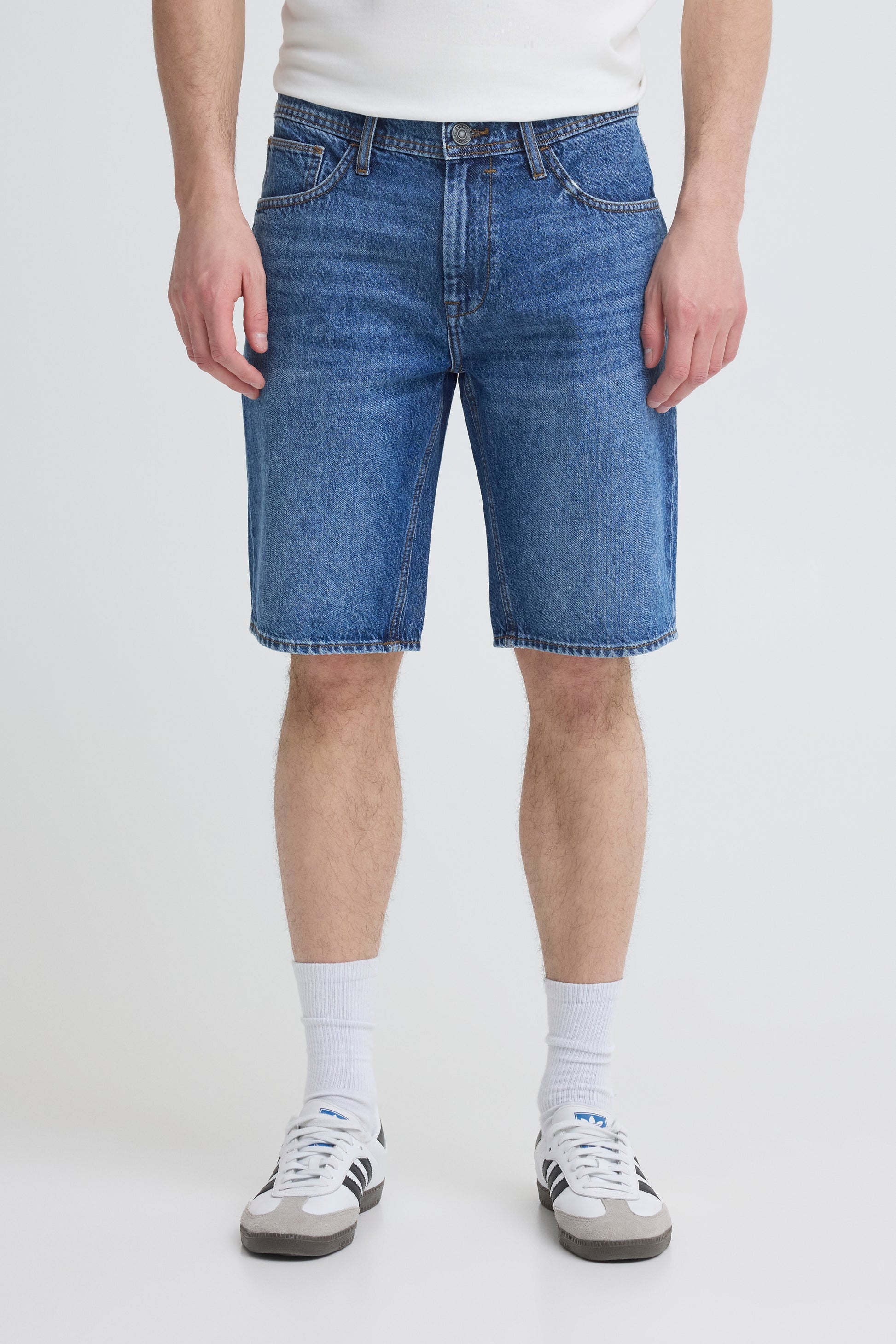 BLEND TWISTER SLIM/REG DENIM SHORT - DARK BLUE
