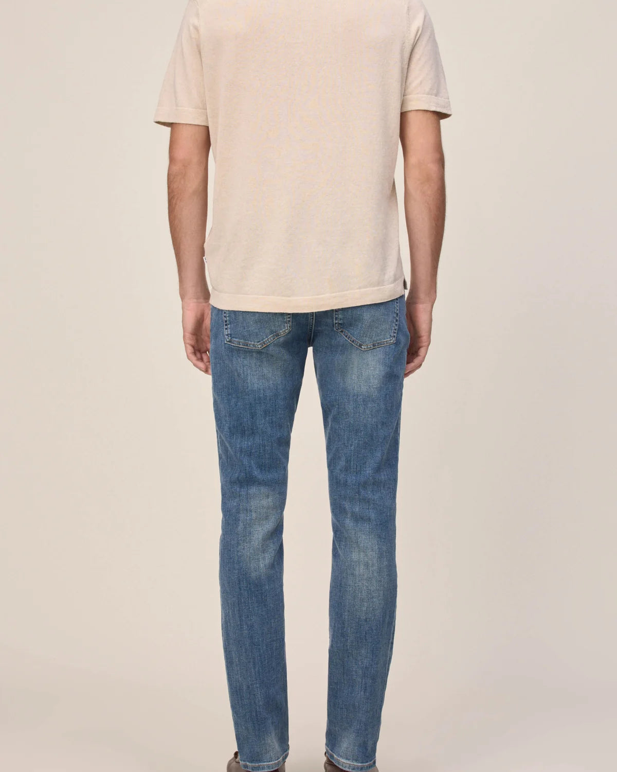 WARP + WEFT AMS SLIM FIT JEANS - TORTOISE