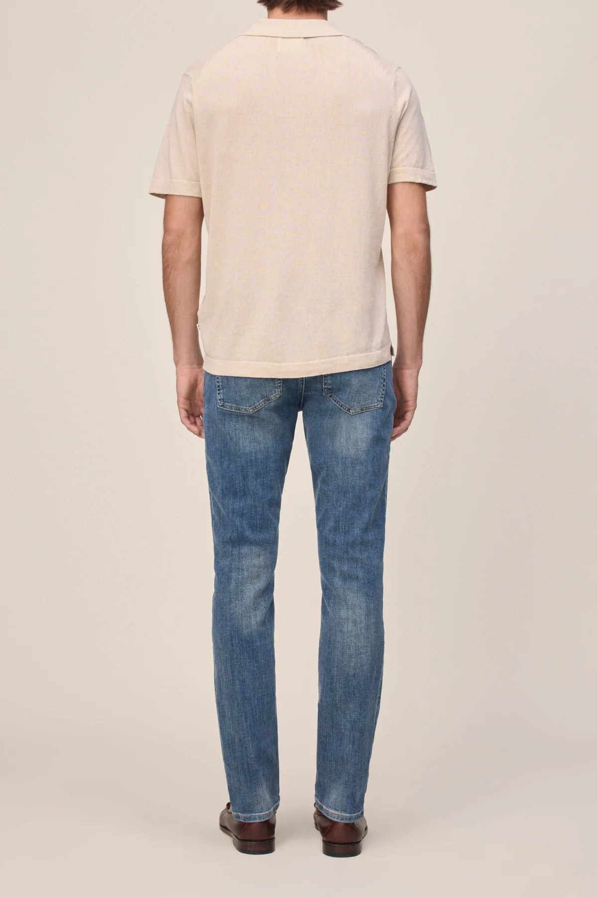 WARP + WEFT AMS SLIM FIT JEANS - TORTOISE