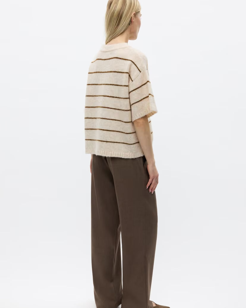 ENVII ENNAPLES SS KNIT TEE - SILVER PINECONE