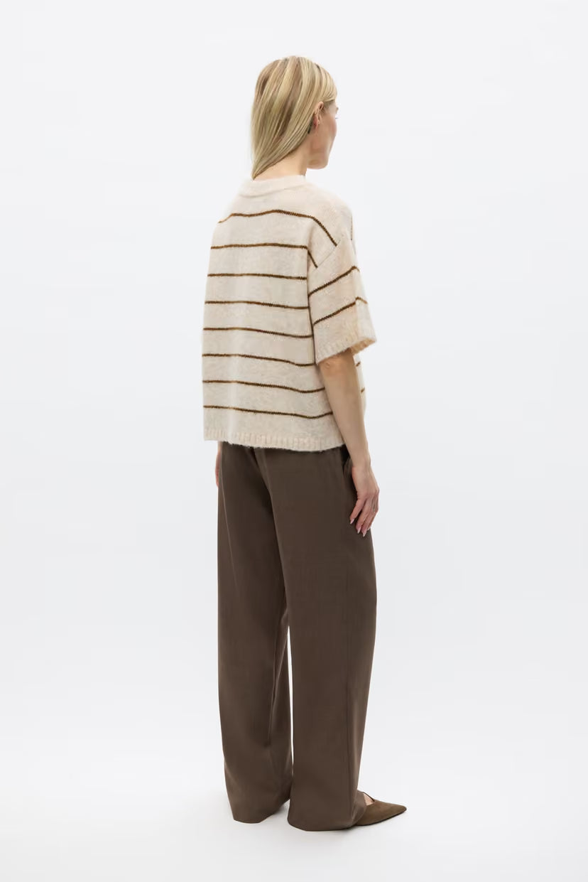ENVII ENNAPLES SS KNIT TEE - SILVER PINECONE