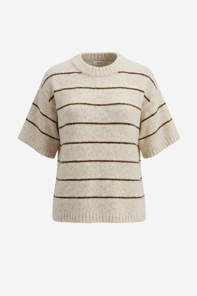 ENVII ENNAPLES SS KNIT TEE - SILVER PINECONE