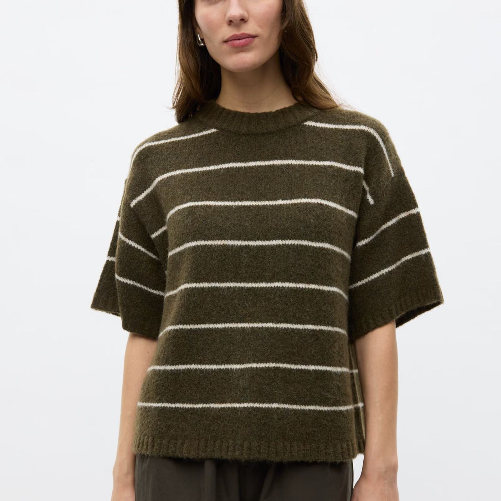 ENVII ENNAPLES SS KNIT TEE - OLIVE SILVER