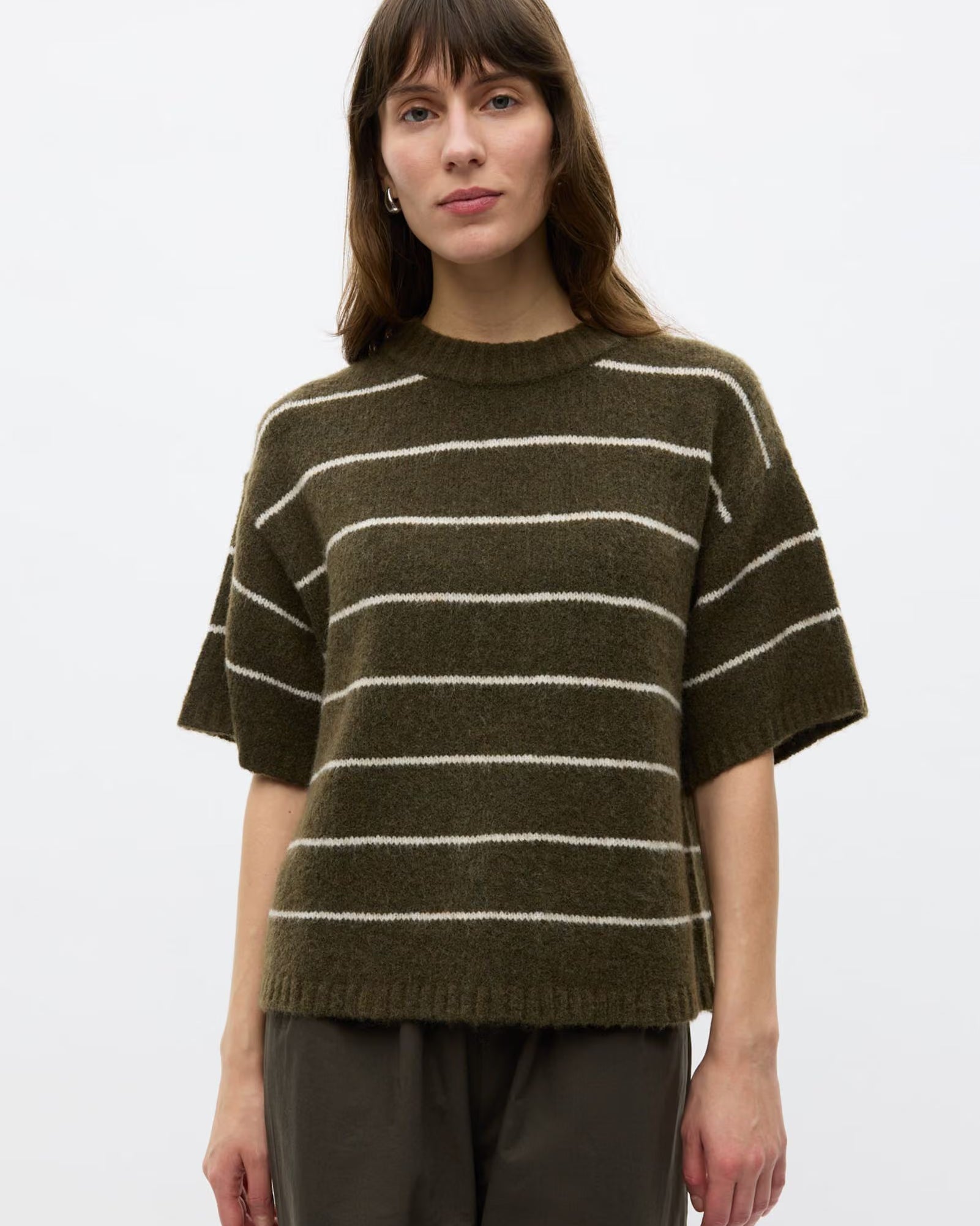 ENVII ENNAPLES SS KNIT TEE - OLIVE SILVER