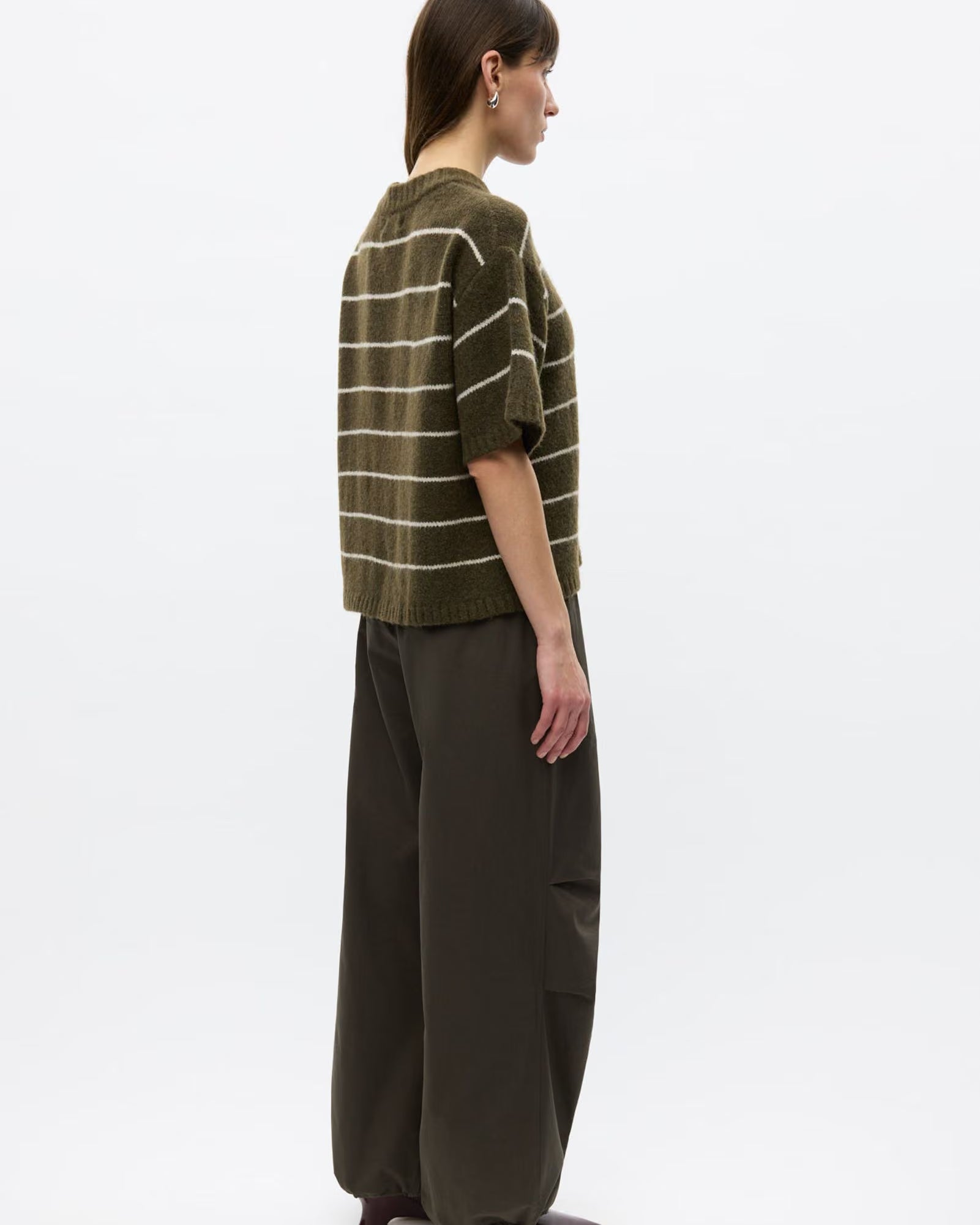ENVII ENNAPLES SS KNIT TEE - OLIVE SILVER