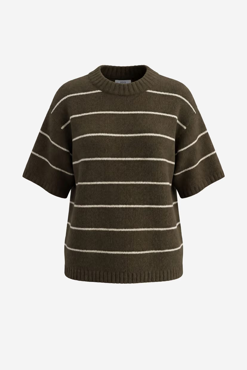 ENVII ENNAPLES SS KNIT TEE - OLIVE SILVER