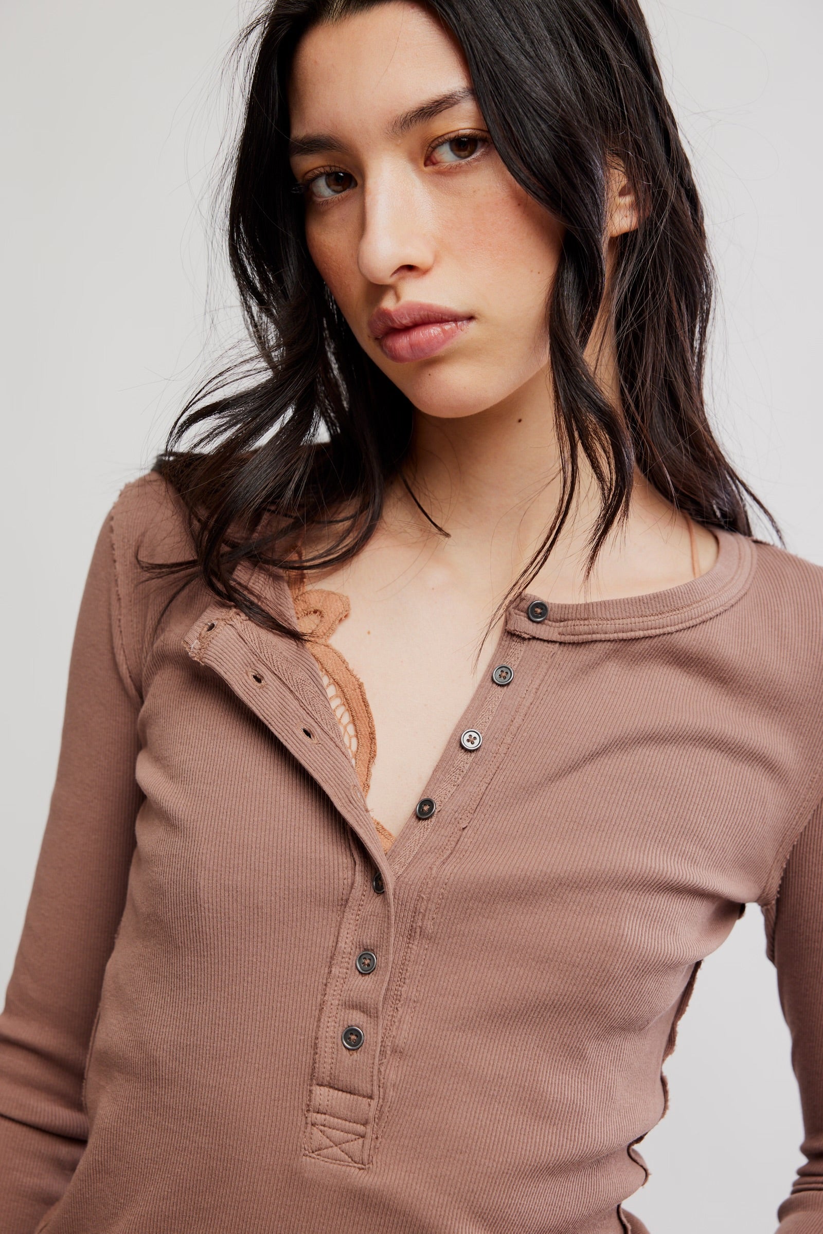 FREE PEOPLE JAMIE HENLEY - SEPIA CLAY