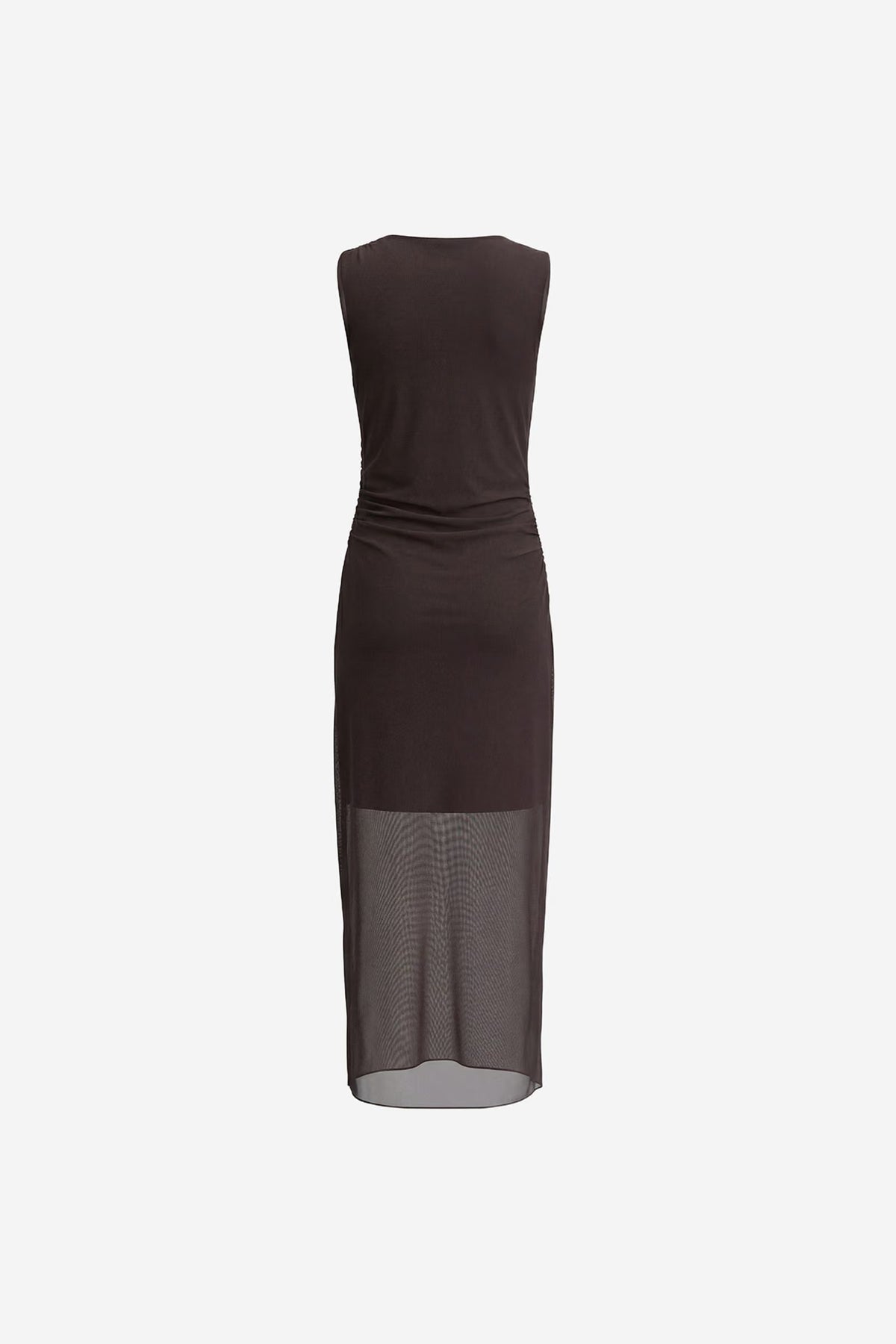 ENVII ENNICOLA MESH SL TANK DRESS - CHOCOLATE TORTE