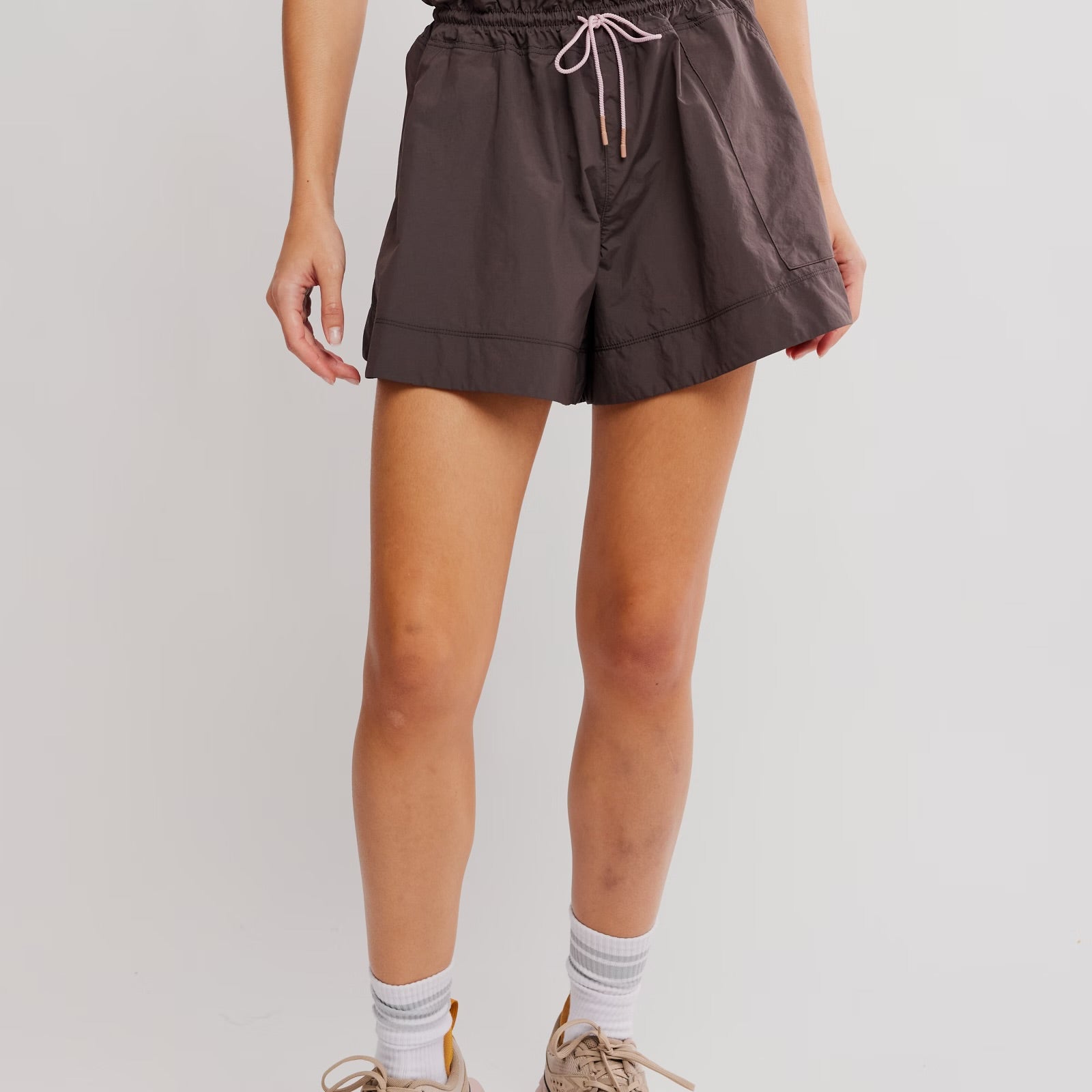 FREE PEOPLE HORIZON SHORT - CHOCOLATE