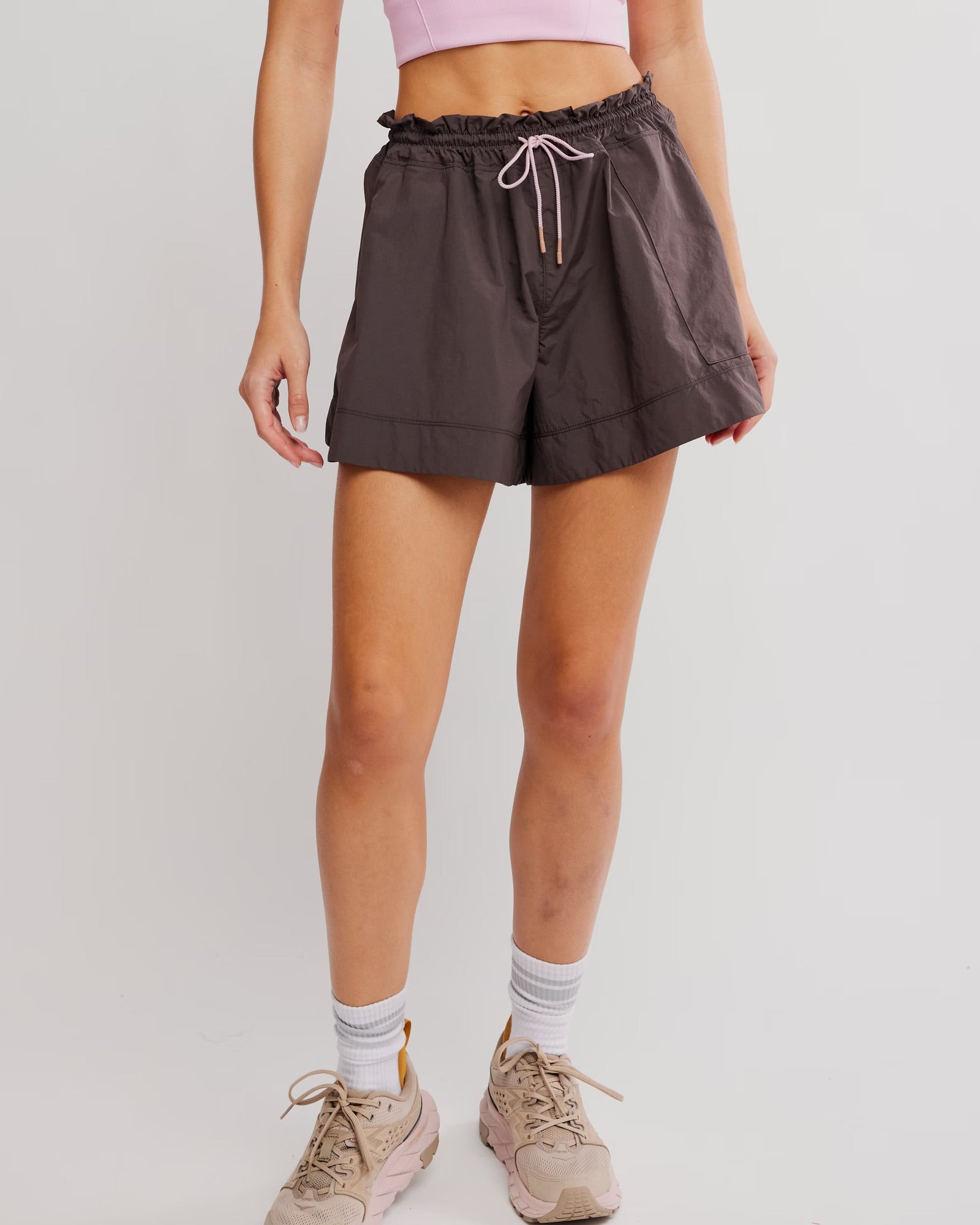 FREE PEOPLE HORIZON SHORT - CHOCOLATE