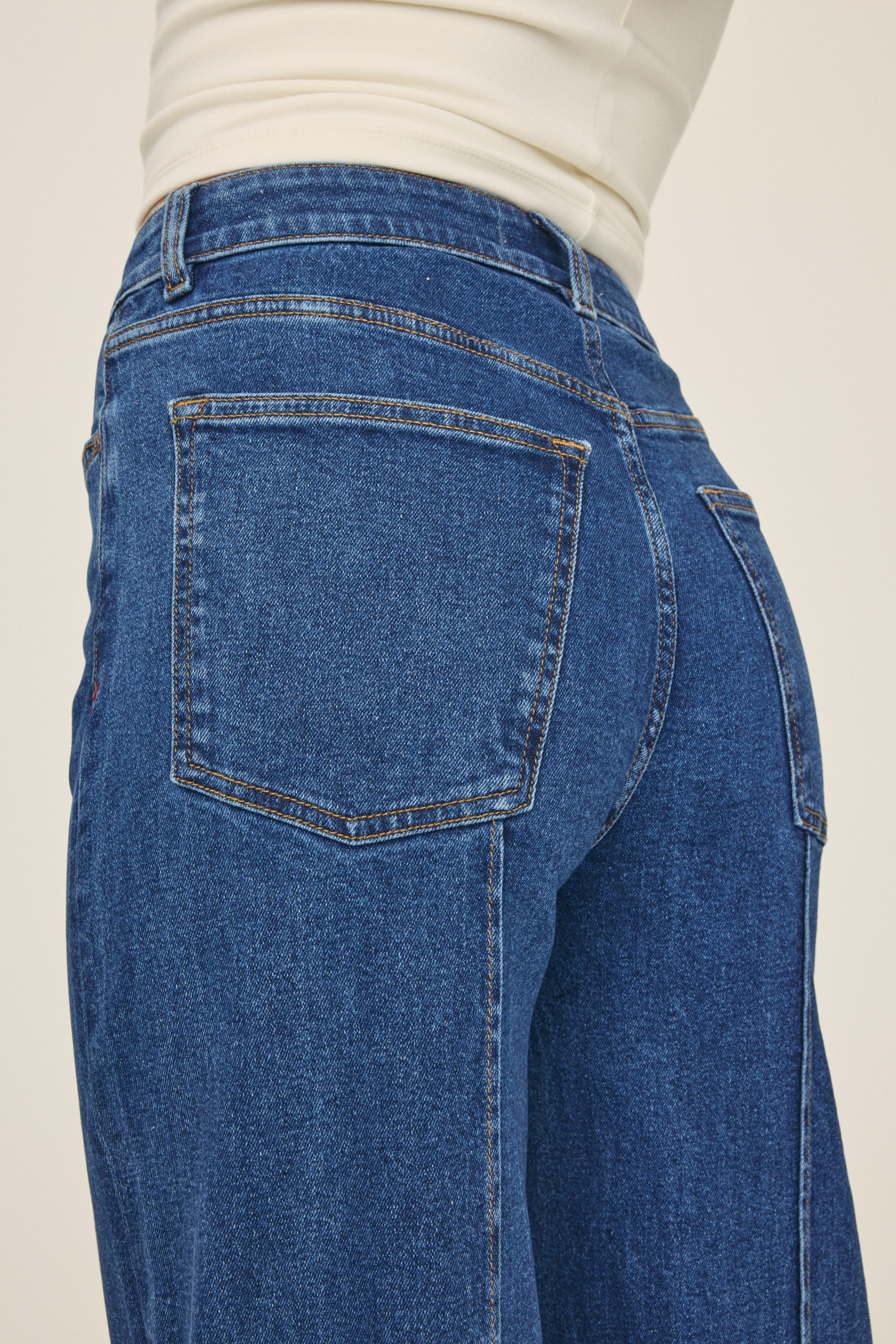 WARP + WEFT NCE WIDE LEG JEANS - CUFF IT