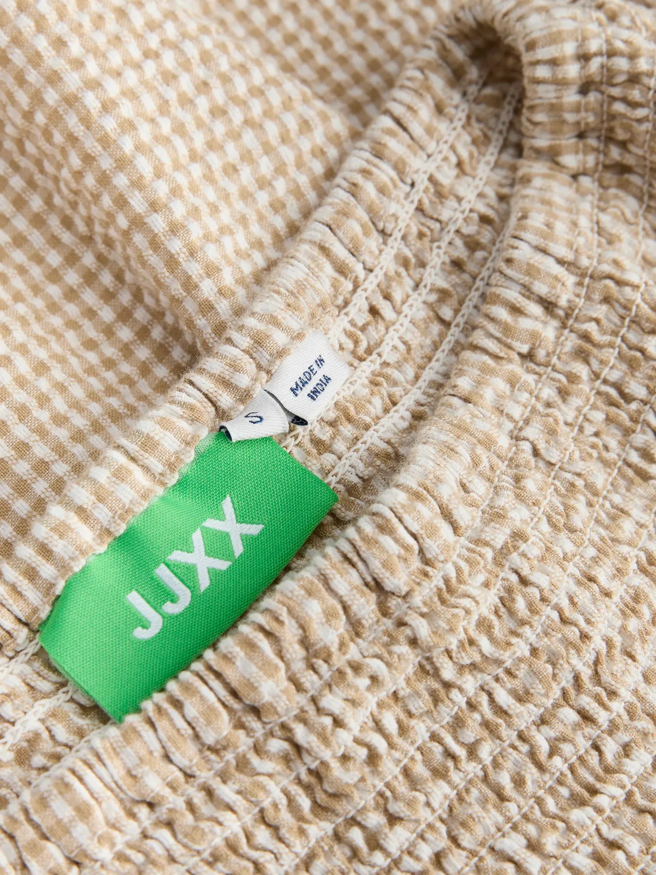 JJXX ZOE SEERSUCKER MAXI SKIRT - CORNSTALK