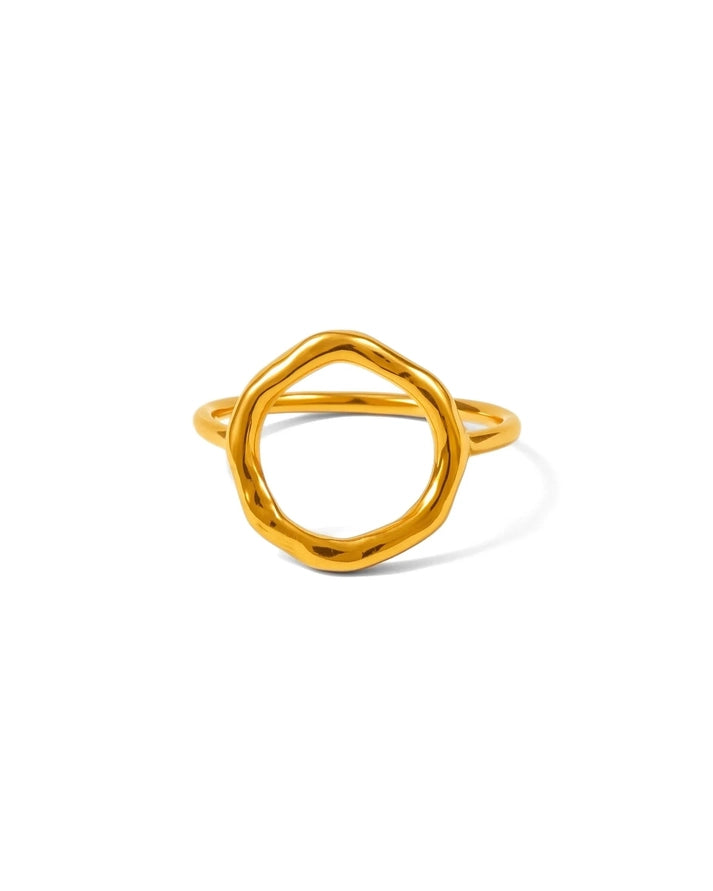 SUNNY SUNDAY BLOSSOM RING - GOLD