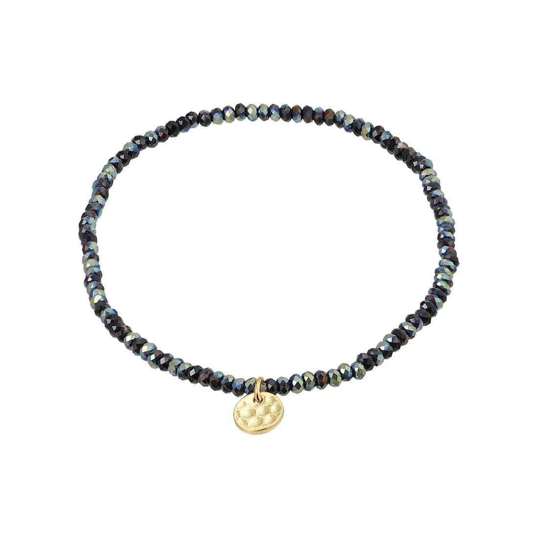 PILGRIM INDIE BRACELET - DARK GREY GOLD