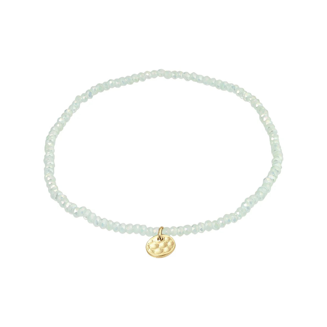 PILGRIM INDIE BRACELET - AQUA GOLD