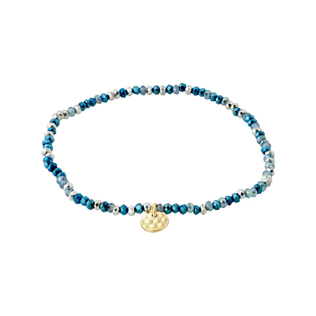 PILGRIM INDIE BRACELET - BLUE GOLD