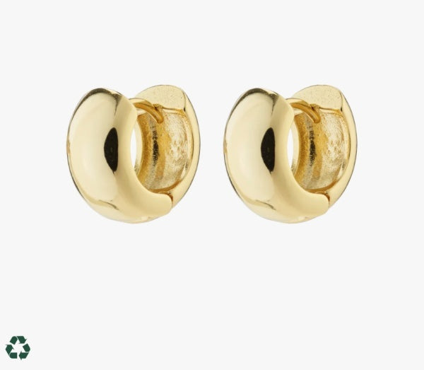 PILGRIM ANAIS CHUNKY EARRINGS - GOLD