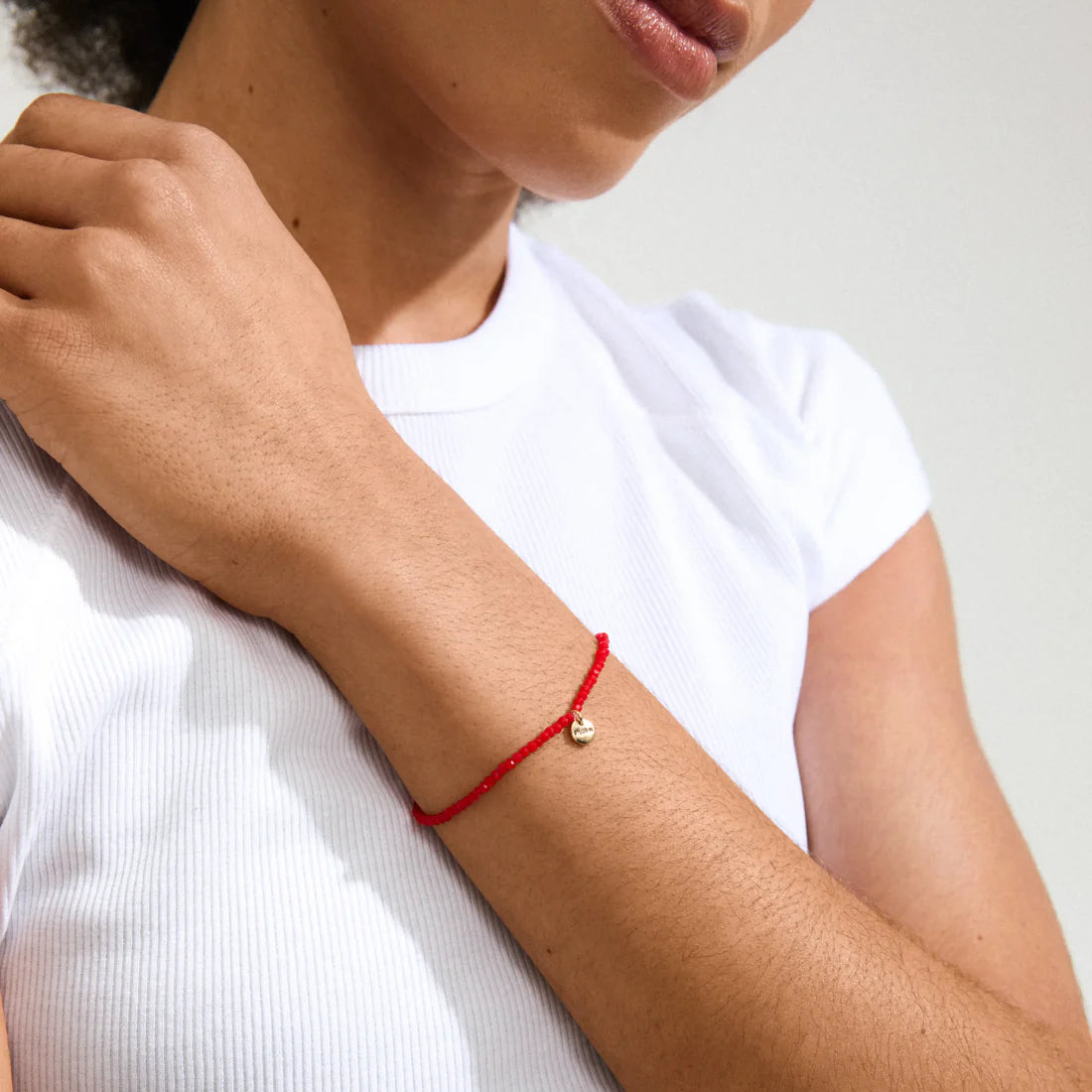 PILGRIM INDIE BRACELET - RED GOLD