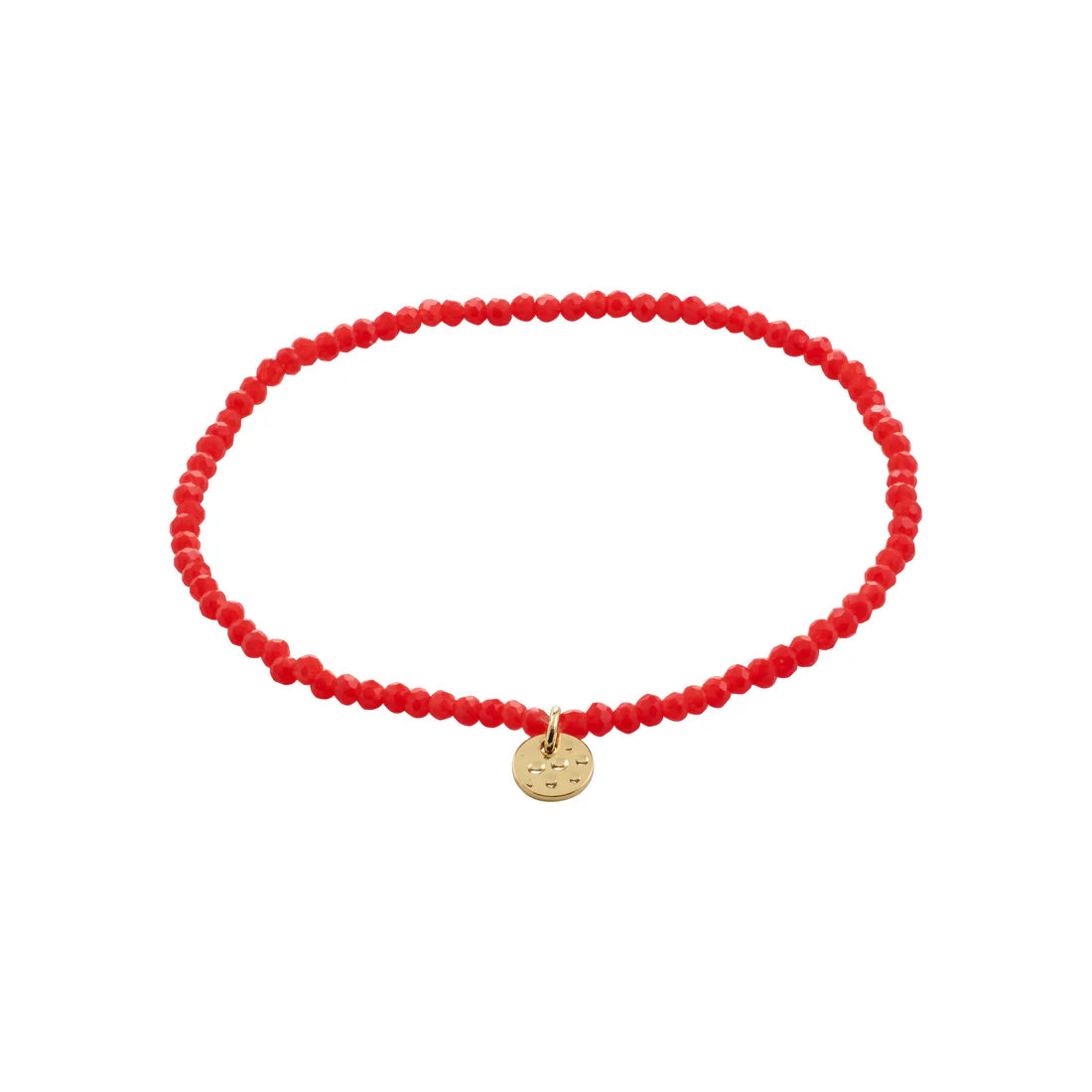 PILGRIM INDIE BRACELET - RED GOLD