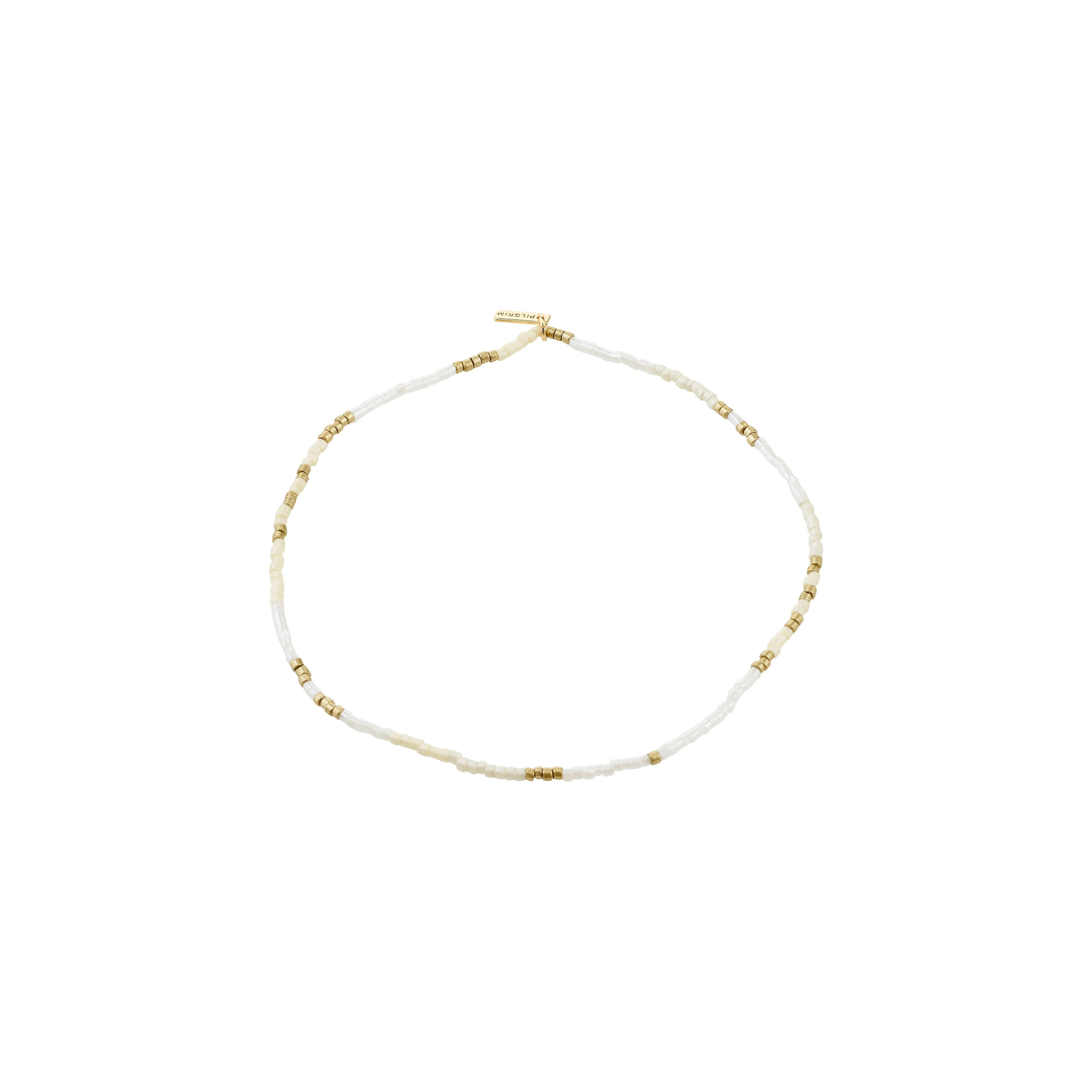 PILGRIM ALISON ANKLE BRACELET - WHITE GOLD