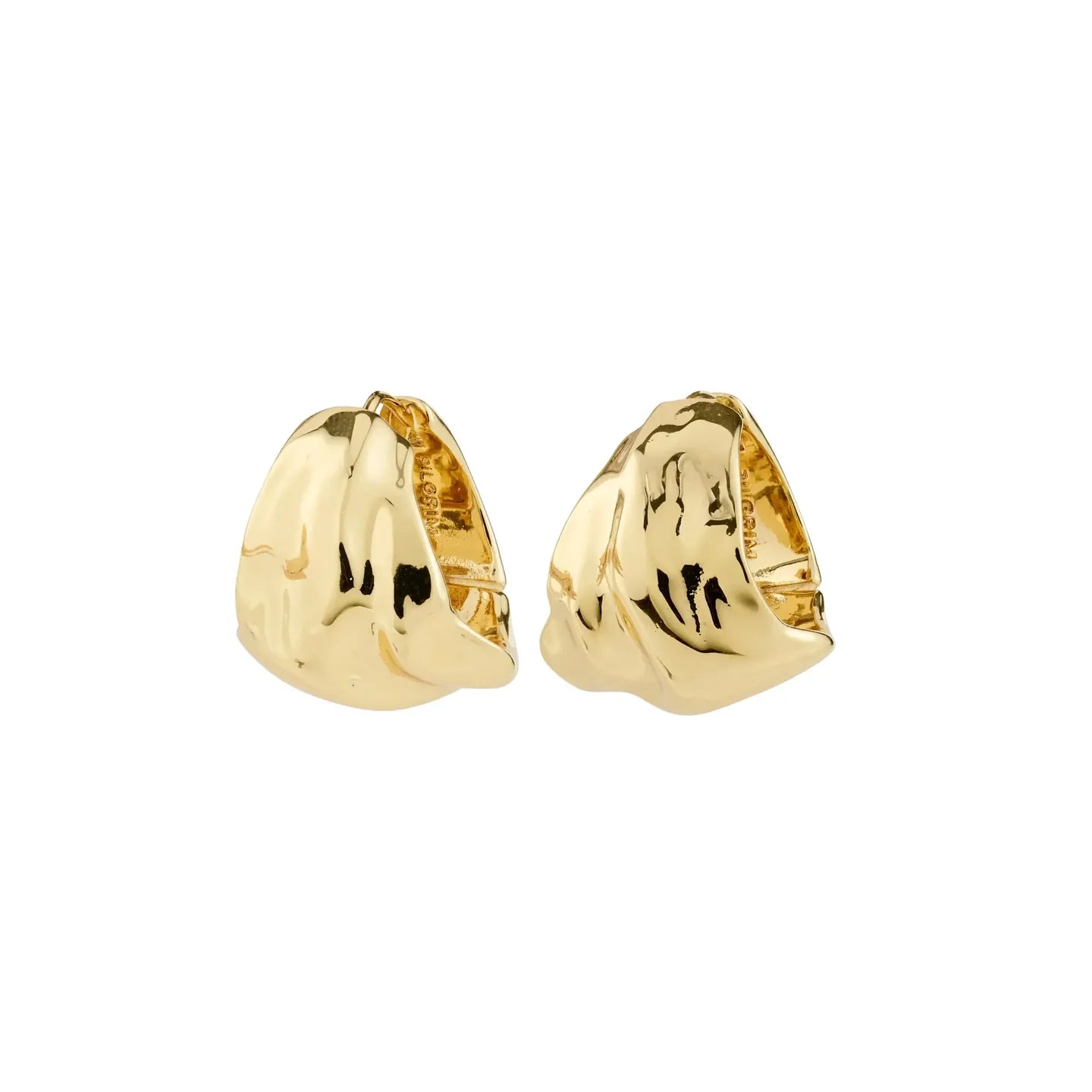 PILGRIM JOHNNIE HOOP EARRINGS - GOLD