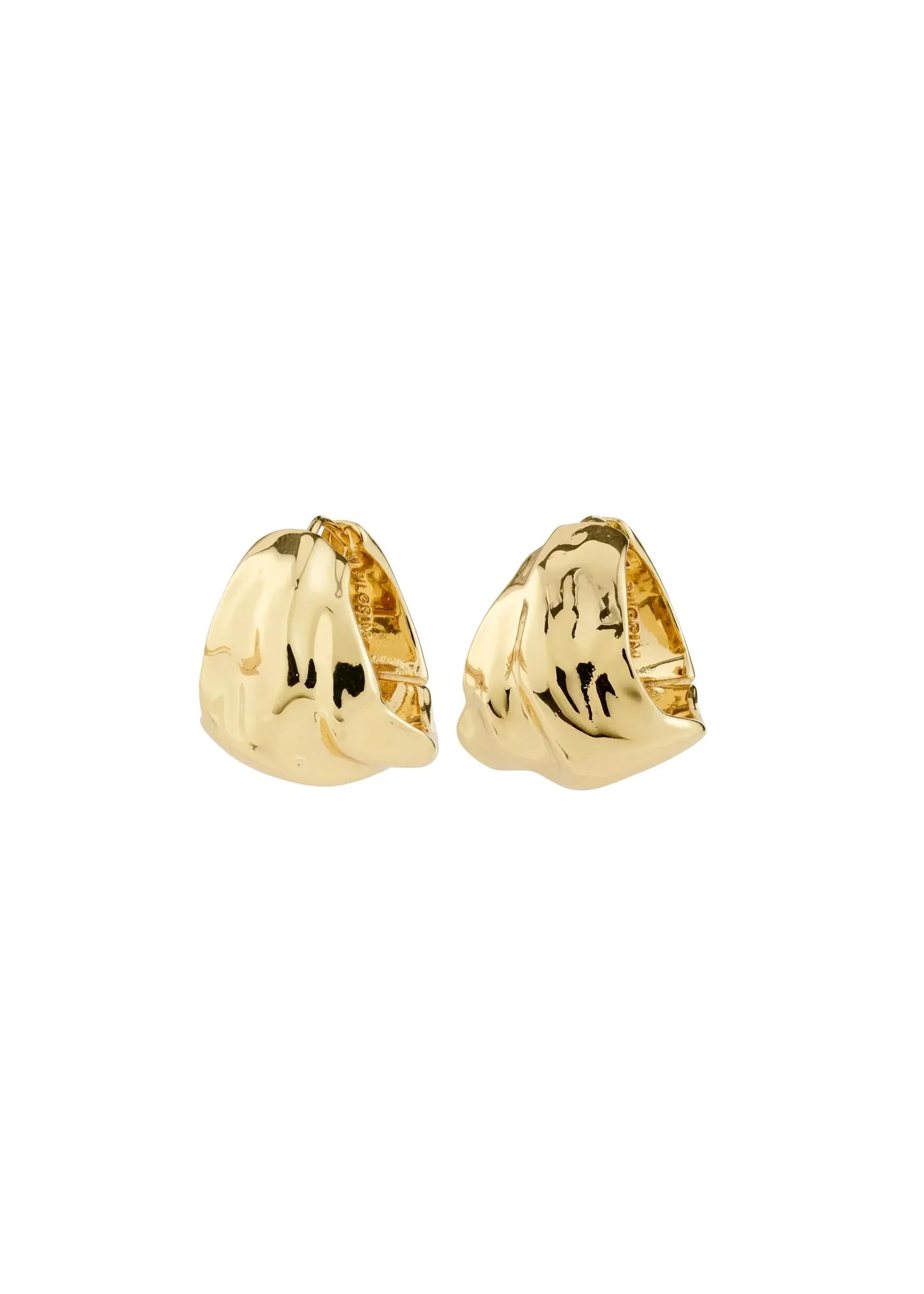 PILGRIM JOHNNIE HOOP EARRINGS - GOLD