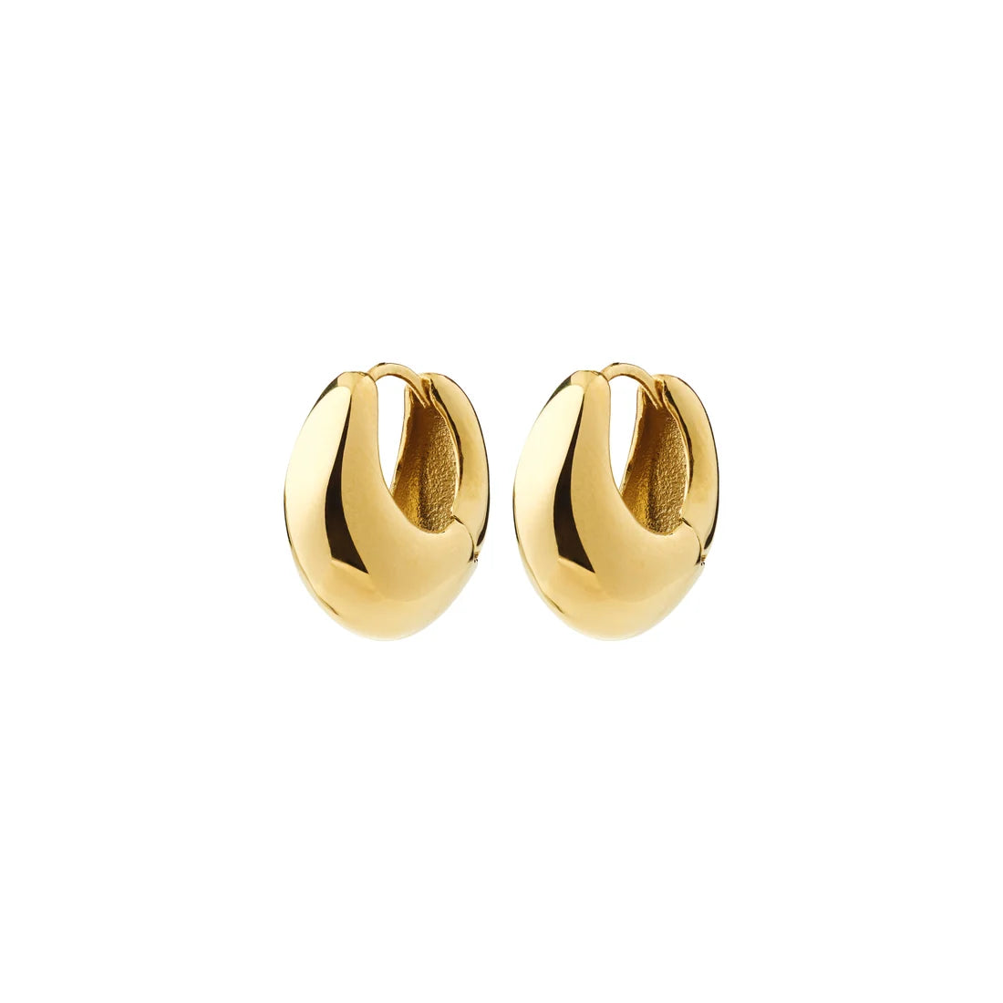 PILGRIM KAIROA CHUNKY EARRINGS - GOLD