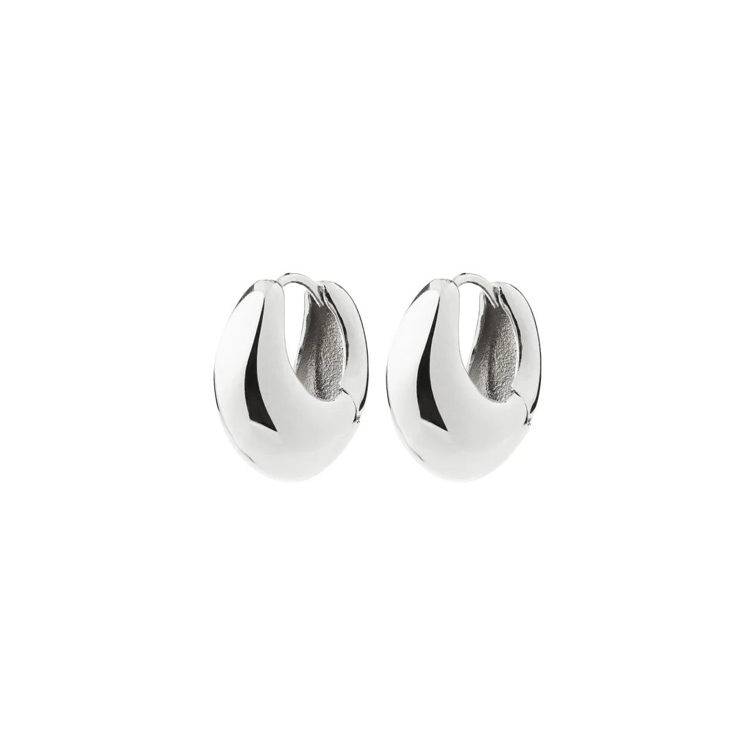 PILGRIM KAIROA CHUNKY EARRINGS - SILVER