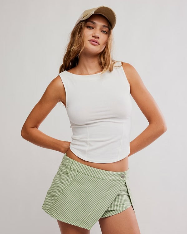 FREE PEOPLE ICONIC TANK - WHISPER WHITE