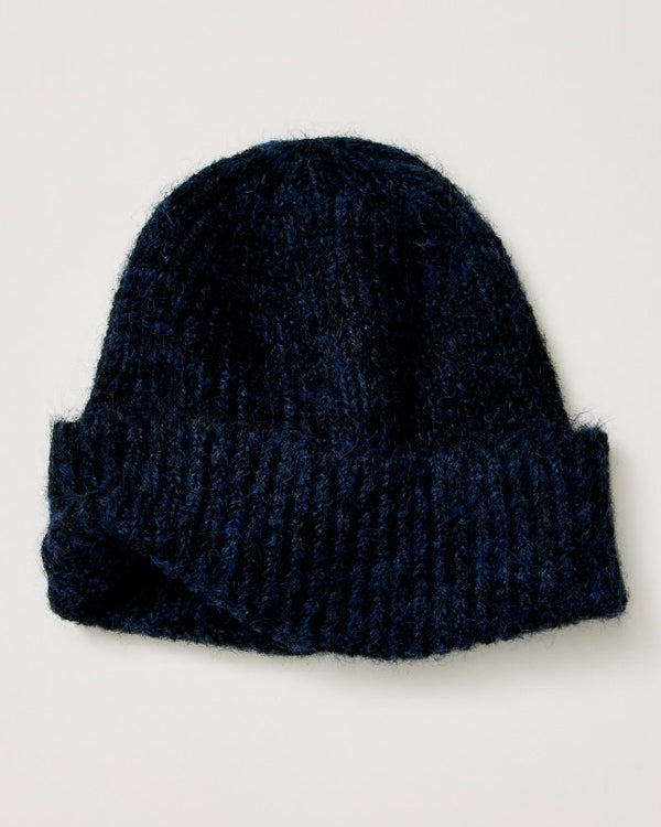FREE PEOPLE FROSTLINE BEANIE - NAVY