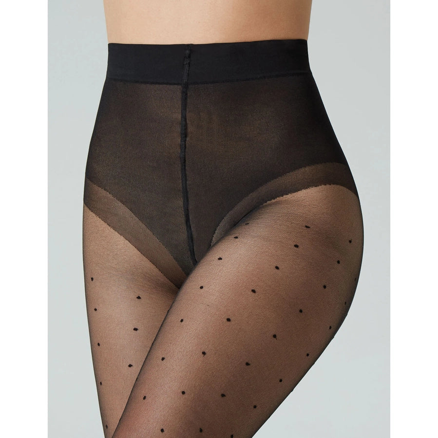 CETTE POLKA DOT TIGHTS - BLACK