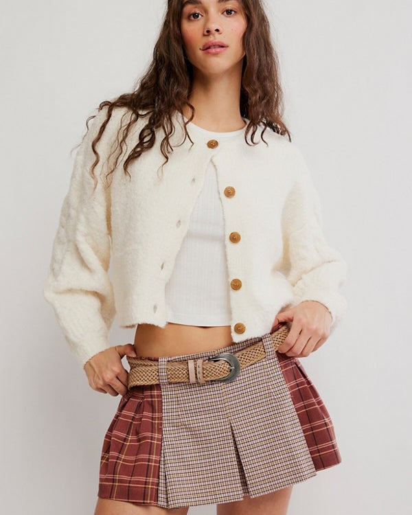 FREE PEOPLE THISTLE CARDI - SUGAR SWIZZLE