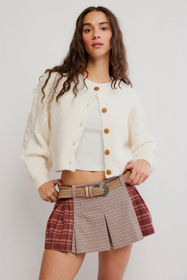 FREE PEOPLE THISTLE CARDI - SUGAR SWIZZLE