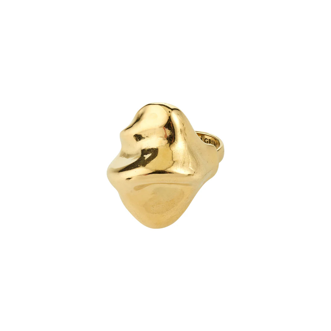 PILGRIM JOHNNIE CHUNKY RING - GOLD