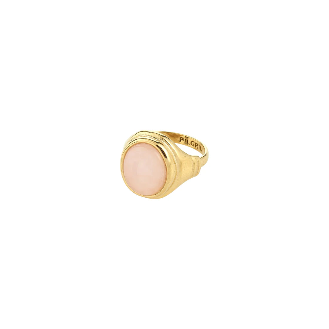 PILGRIM LYNDON ROSE QUARTZ RING - GOLD