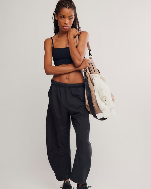 FREE PEOPLE GAME DAY PANT - BLACK
