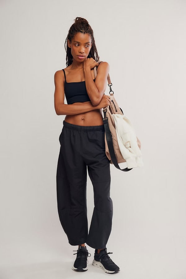 FREE PEOPLE GAME DAY PANT - BLACK