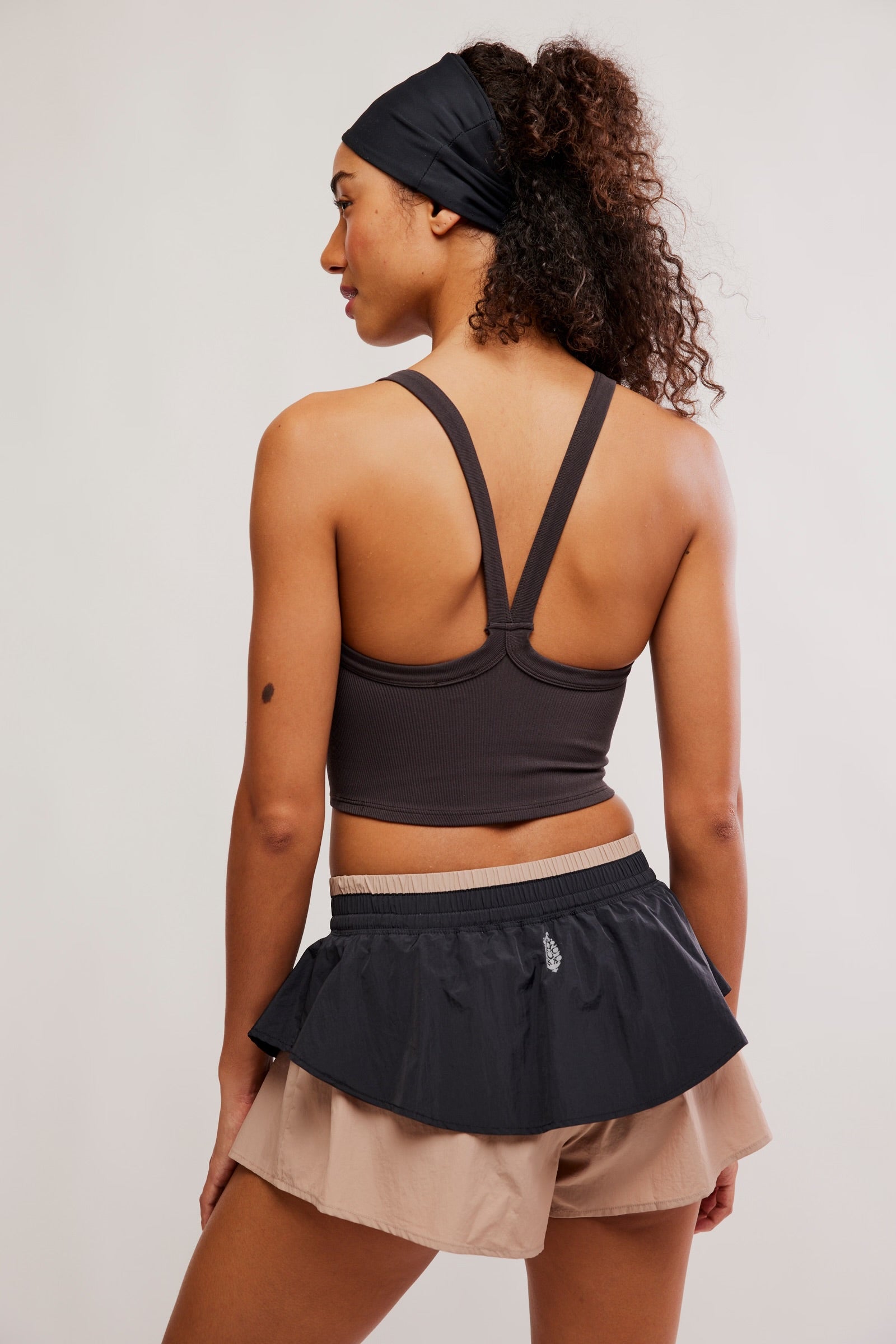 FREE PEOPLE ALL CLEAR CAMI - CHOCOLATE