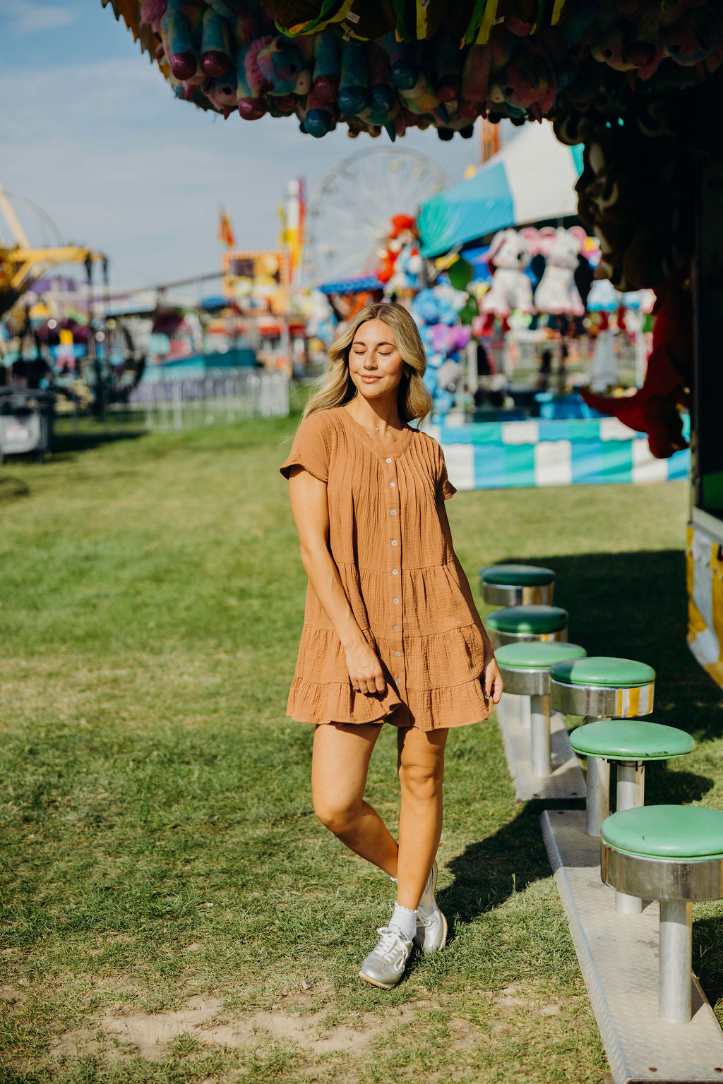 *PRE ORDER* THE JUDE DRESS - TOASTED MARSHMALLOW