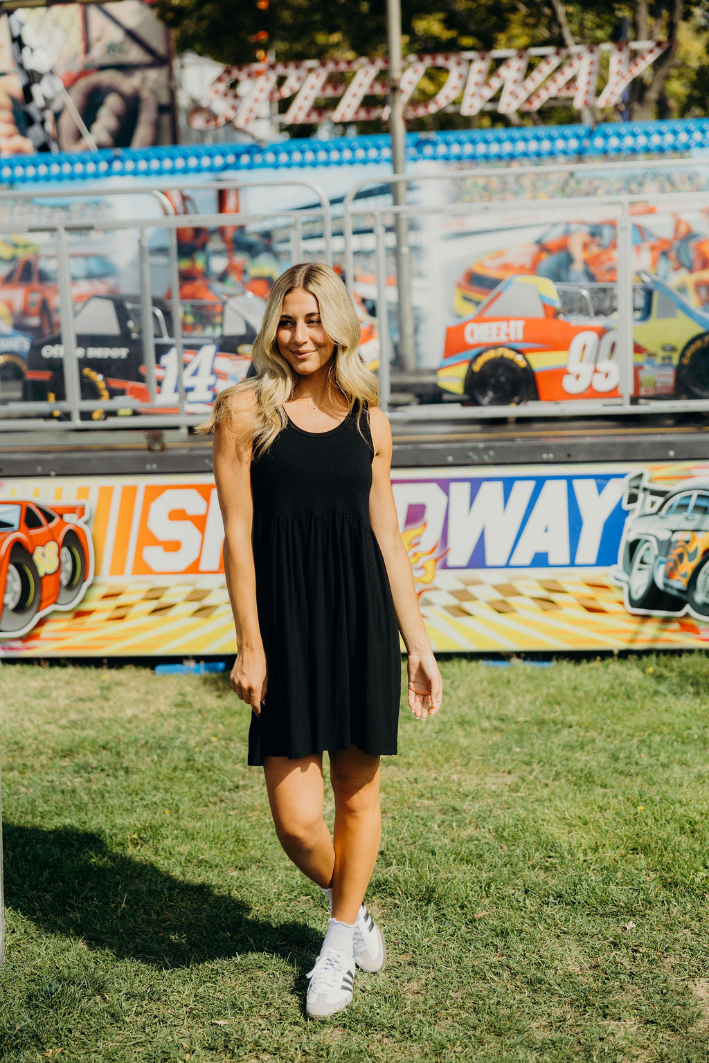 * PRE ORDER * THE MARKELL TANK DRESS - BLACK