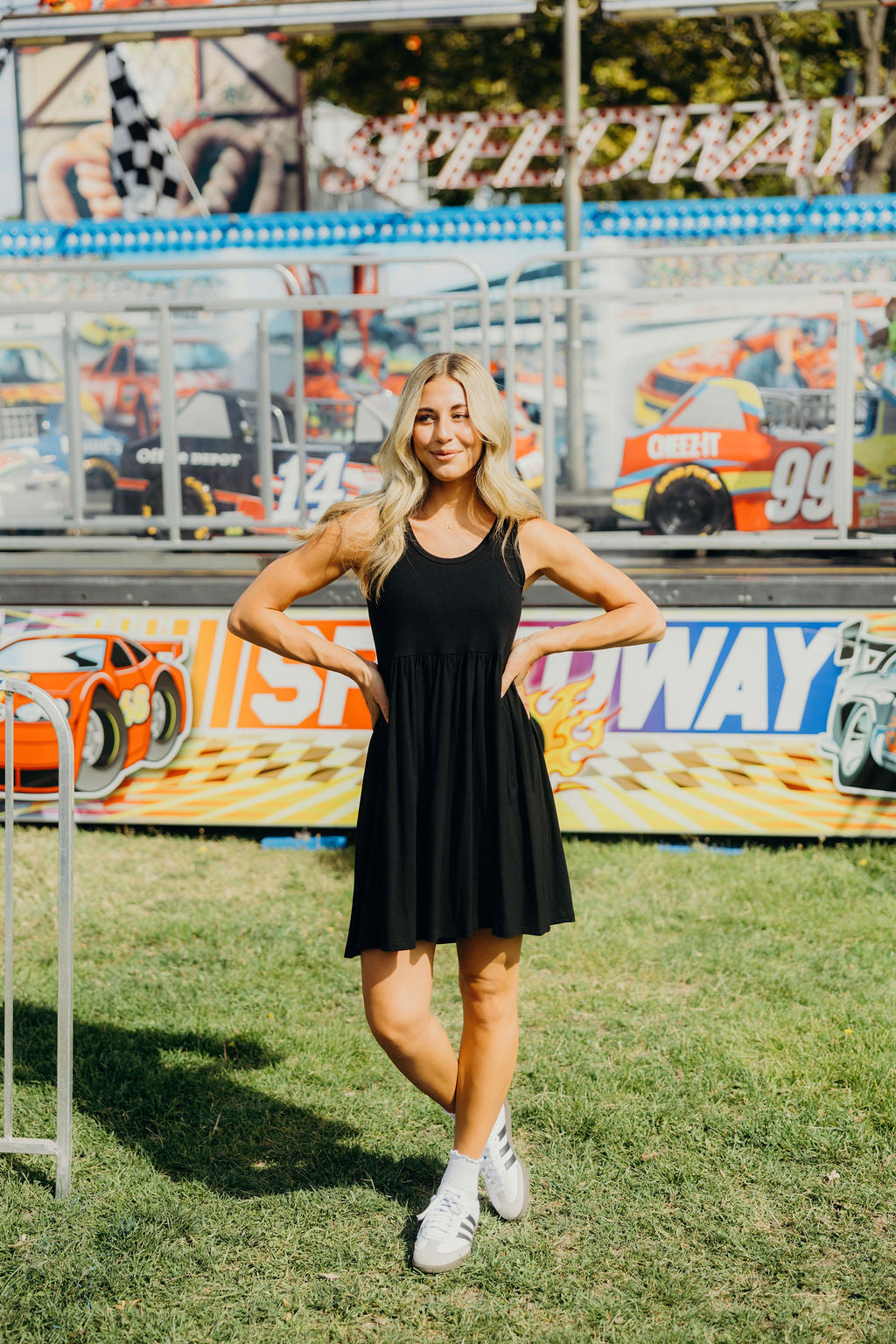 * PRE ORDER * THE MARKELL TANK DRESS - BLACK