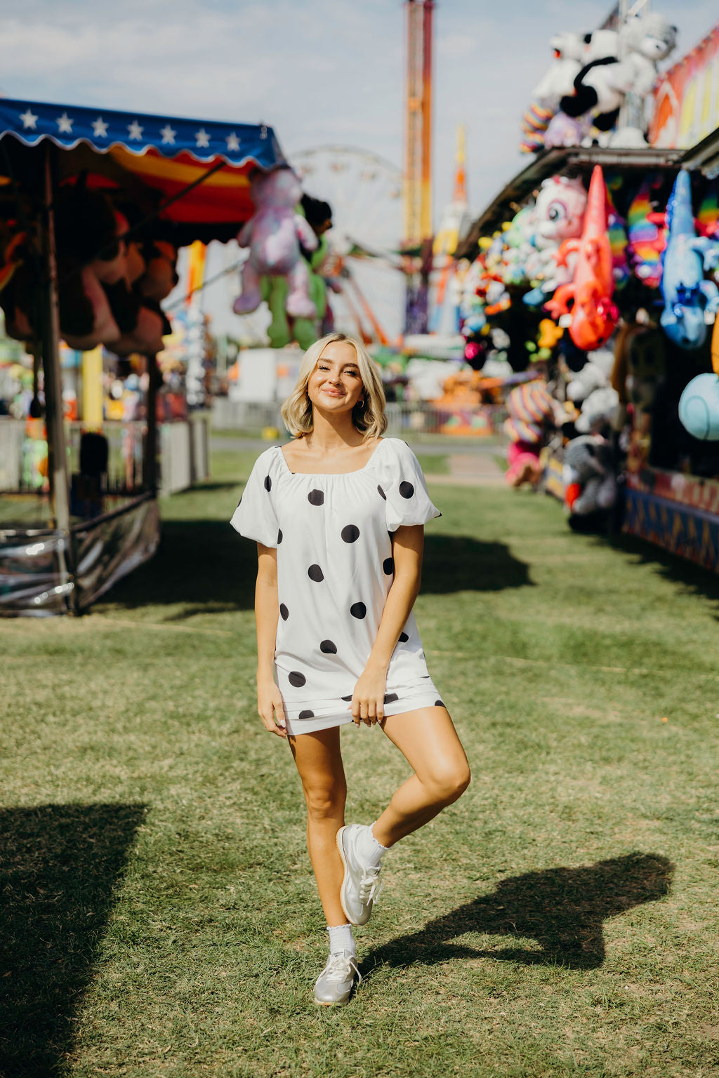 THE WRENLEY PRINTED DRESS - MOD DOT