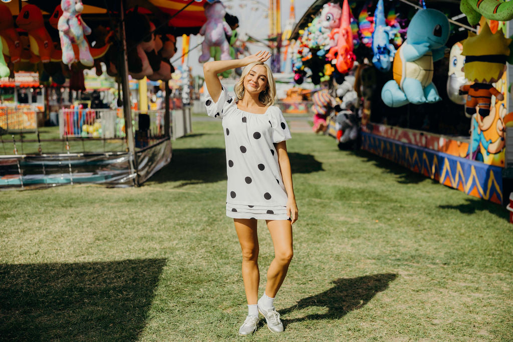 THE WRENLEY PRINTED DRESS - MOD DOT